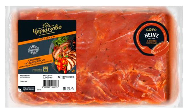 

Свинина Черкизово По-шанхайски в кисло-сладком соусе охлажденная, 1 кг