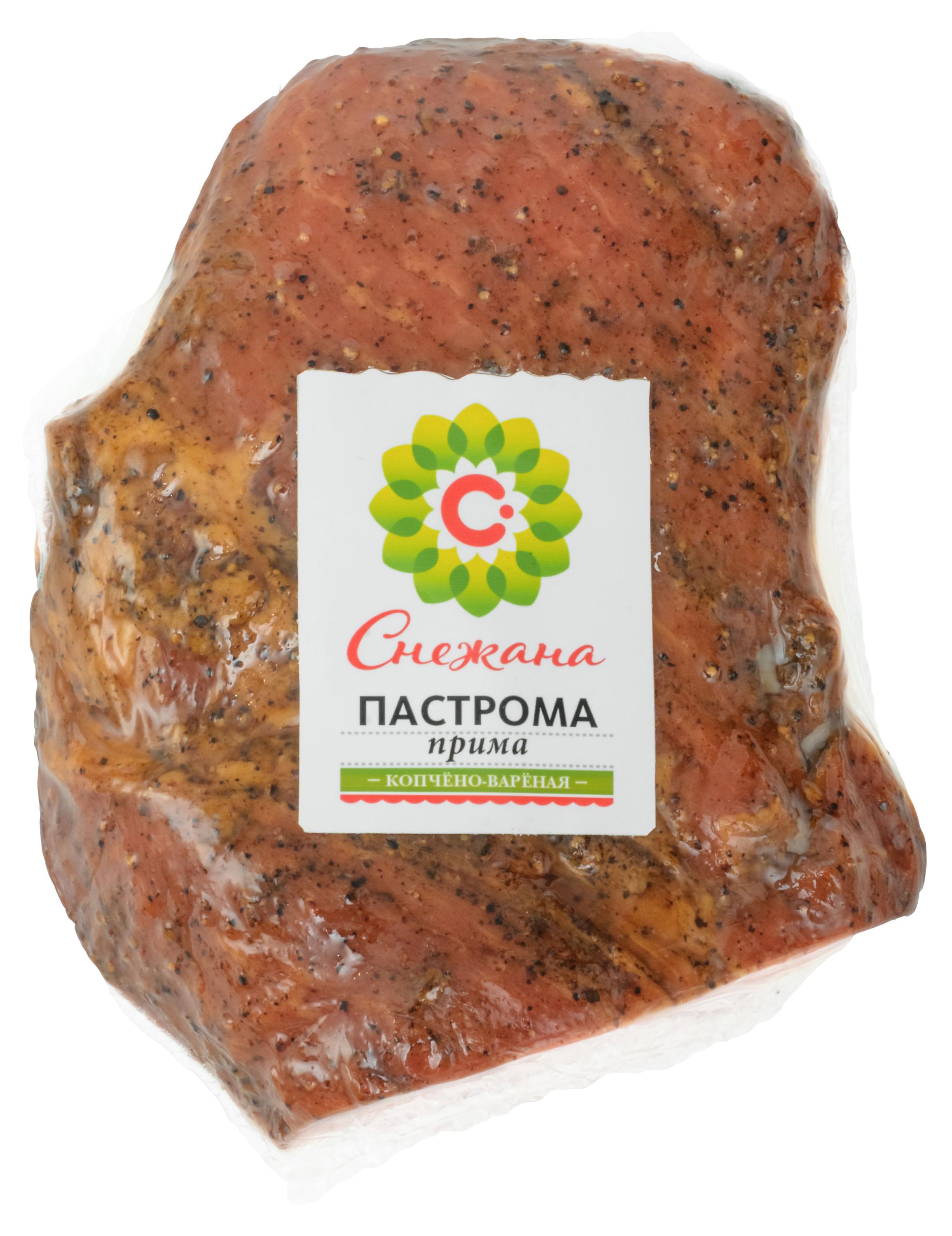 

Пастрома варено-копченая Снежана Прима, вес