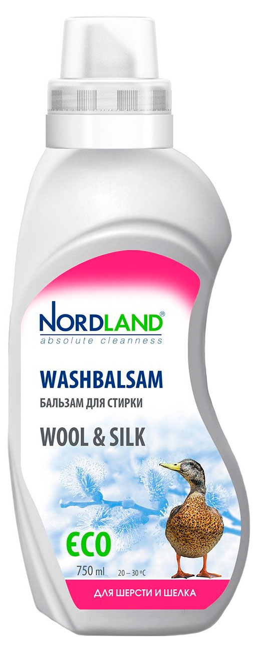 

Бальзам для стирки Nordland для шерсти и шелка, 750 мл