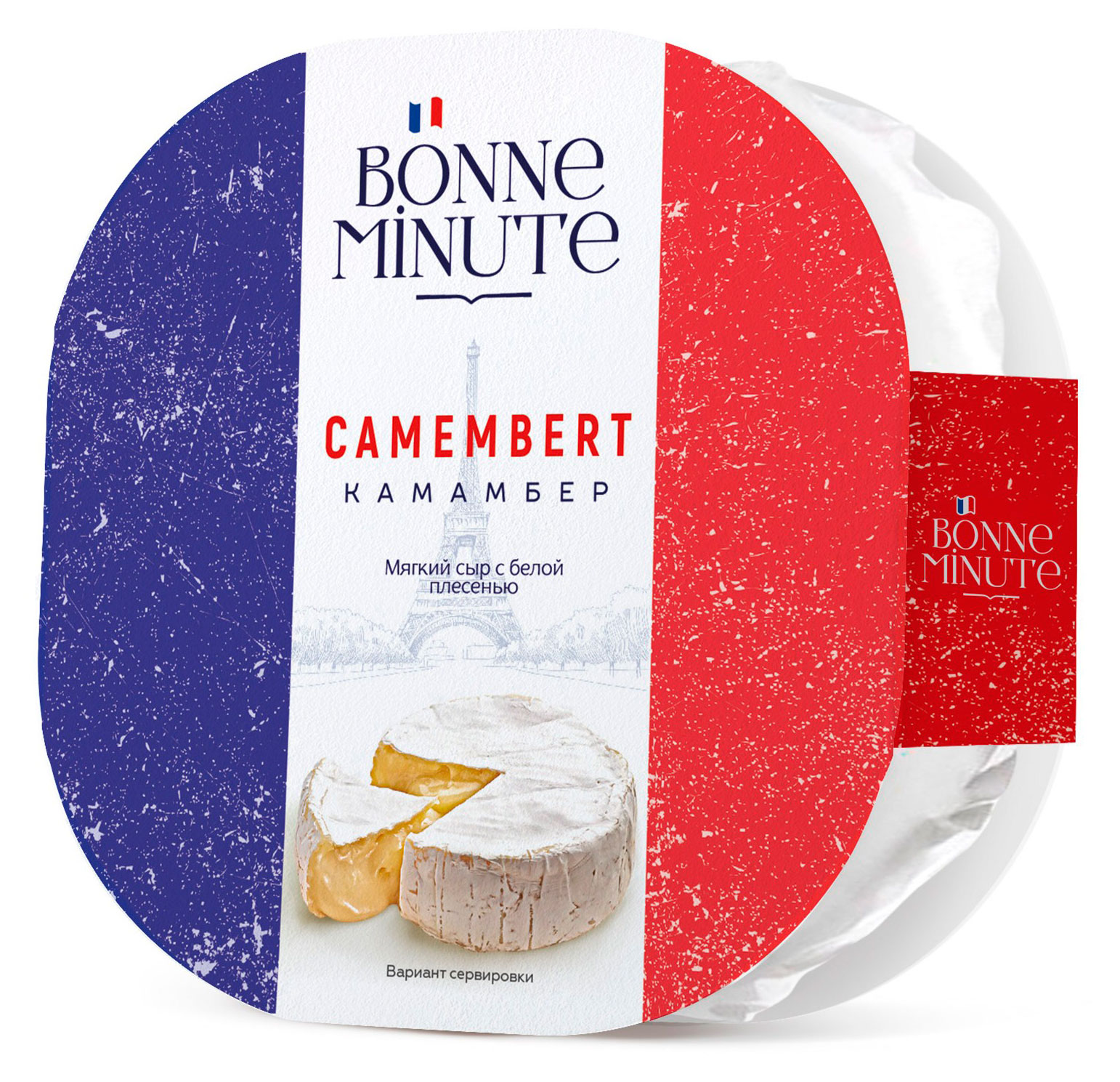 

Сыр мягкий Камамбер Bonne Minute с белой плесенью 60% БЗМЖ, 125 г