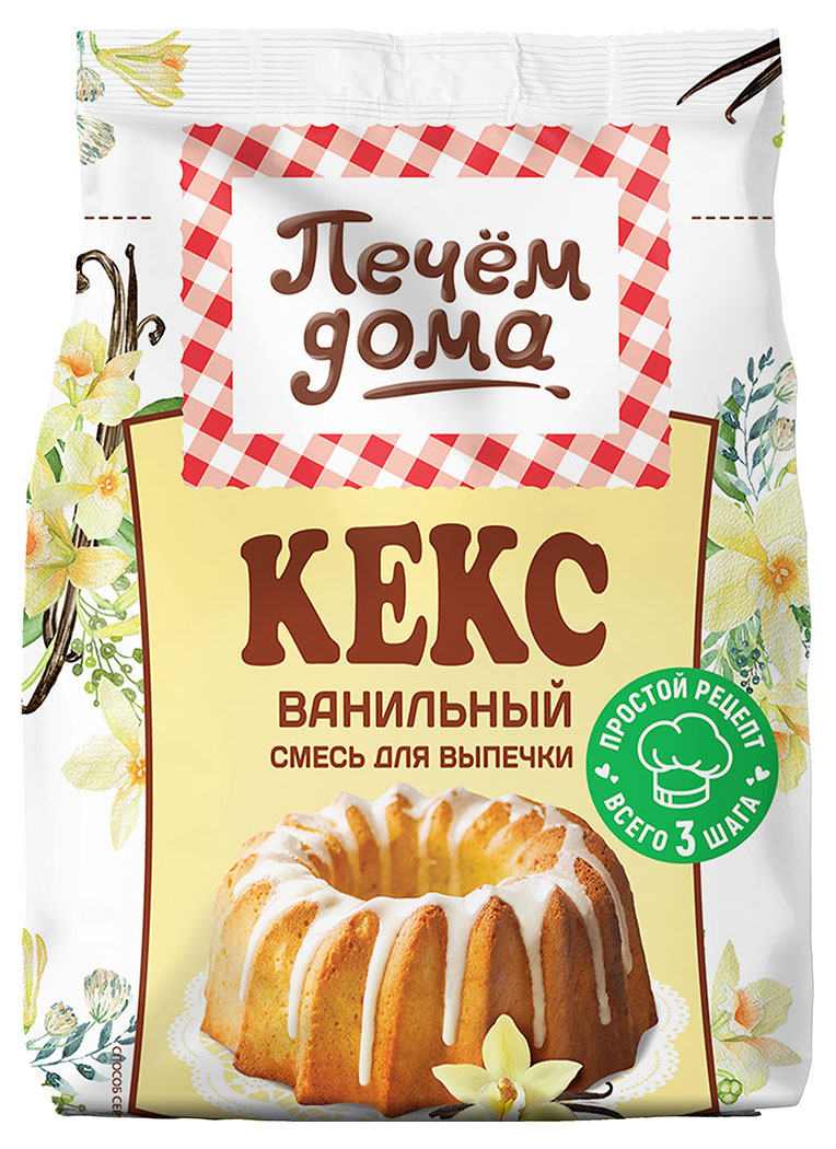 

Смесь для выпечки Печем Дома Кекс ванильный, 300 г