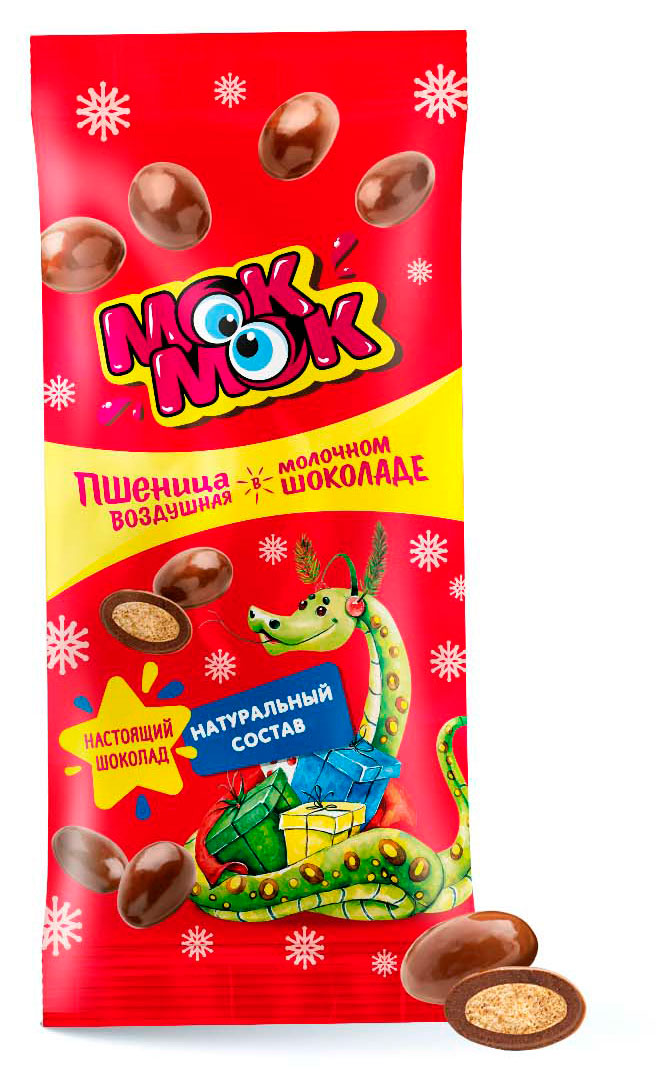 

Драже Мок-Мок Воздушная пшеница в молочном шоколаде, 30 г