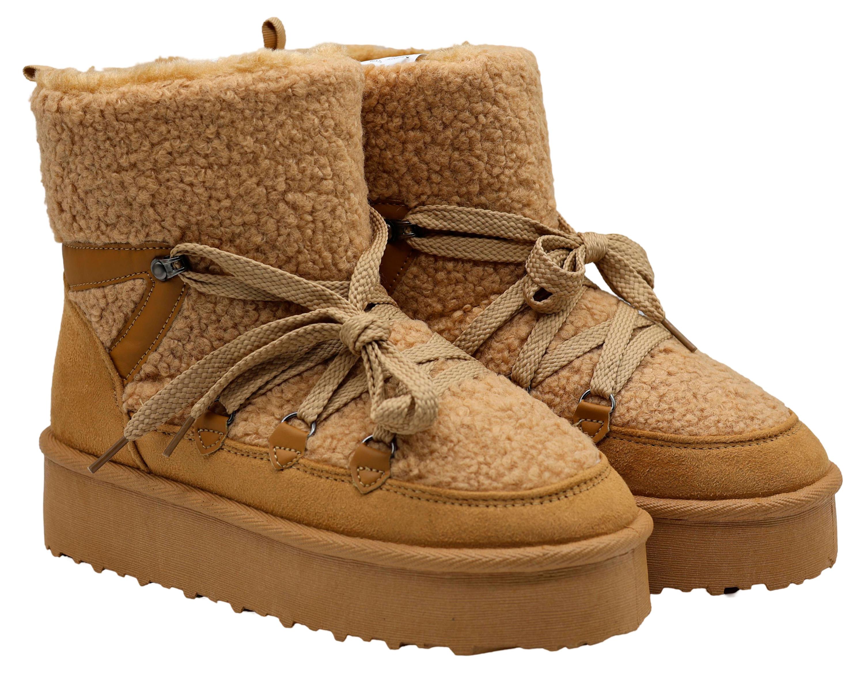 Изображение товара Женские полусапоги LAADE коричневые зимние комфортные уютные