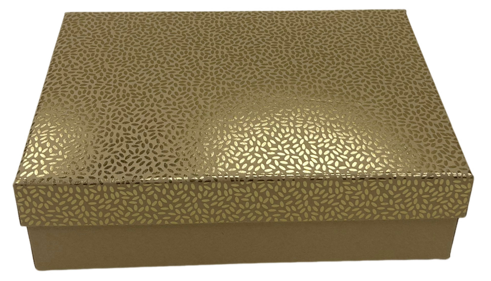 

Коробка подарочная золотая, 24,5х17,5х7 см