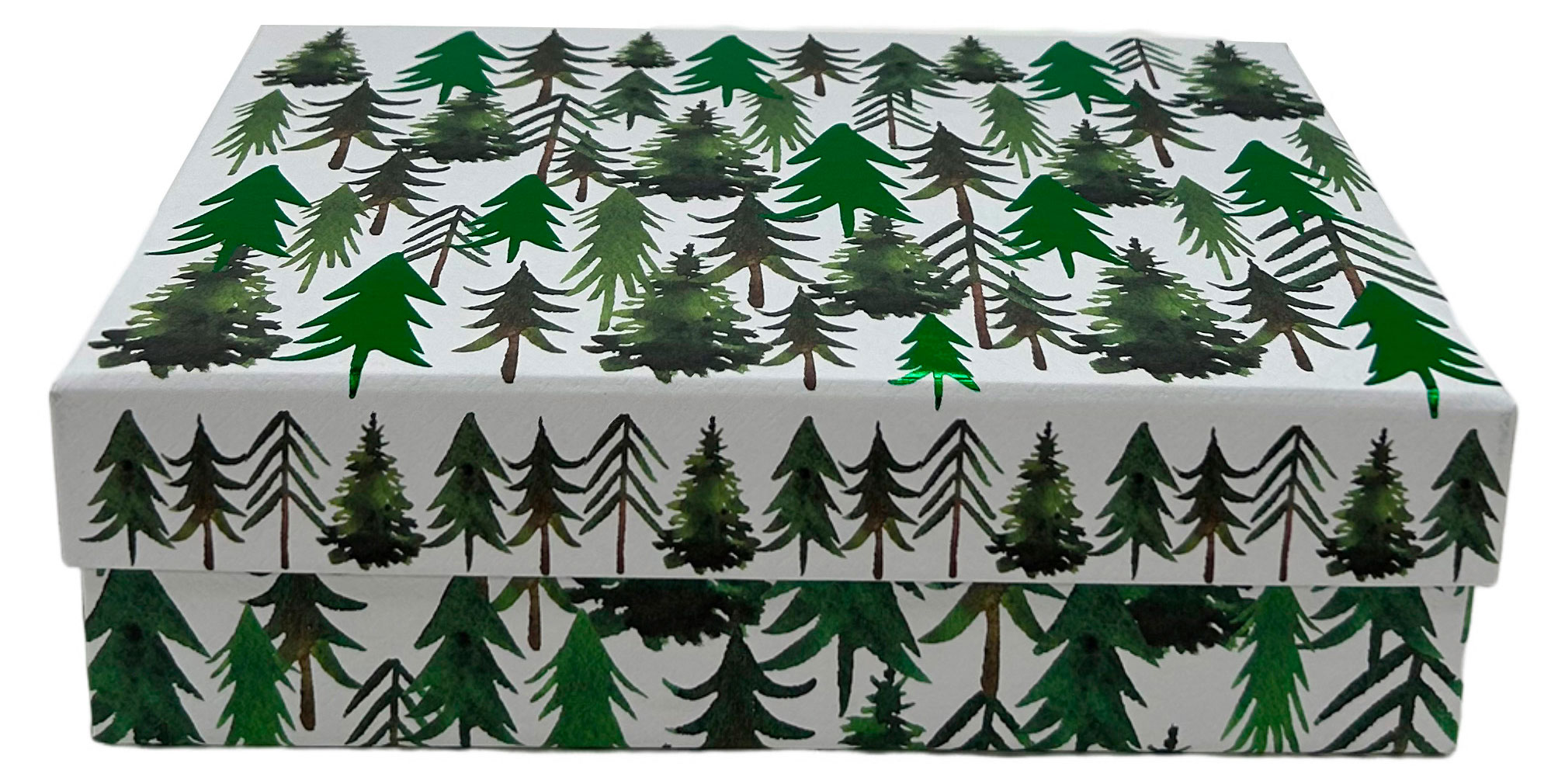 

Коробка подарочная Елки игрушки, 22х16х6,5 см