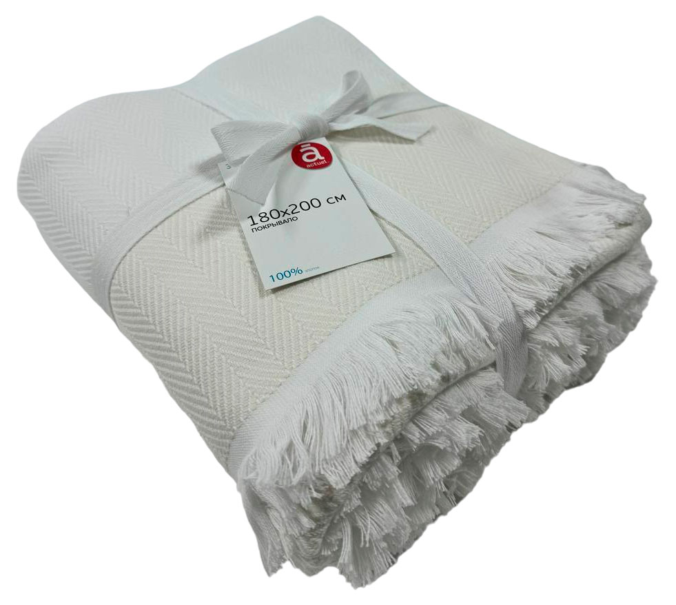 

Покрывало Actuel жаккардовое бежевое, 180х200 см