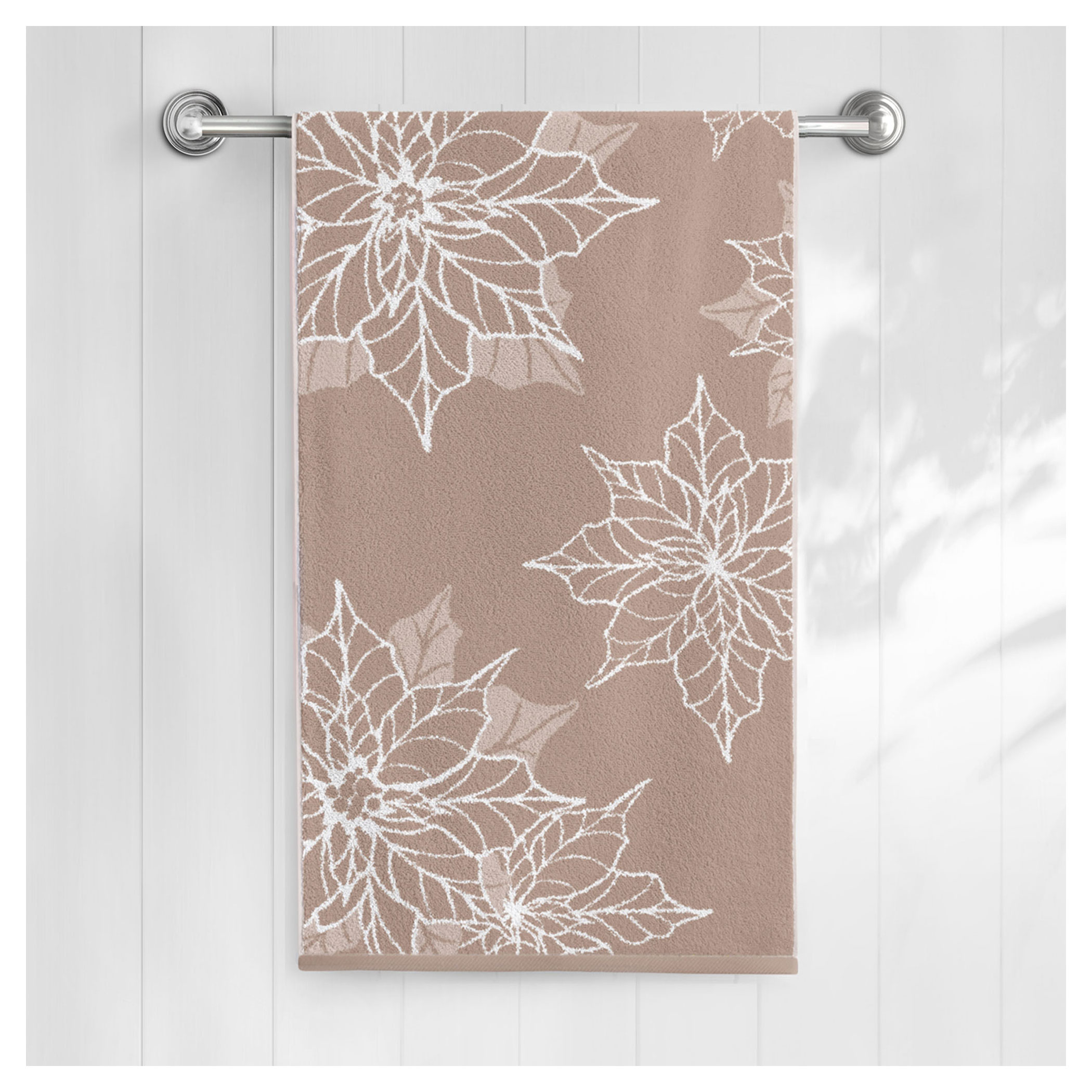 

Полотенце Самойловский Текстиль Пуансеттия, 70х140 см