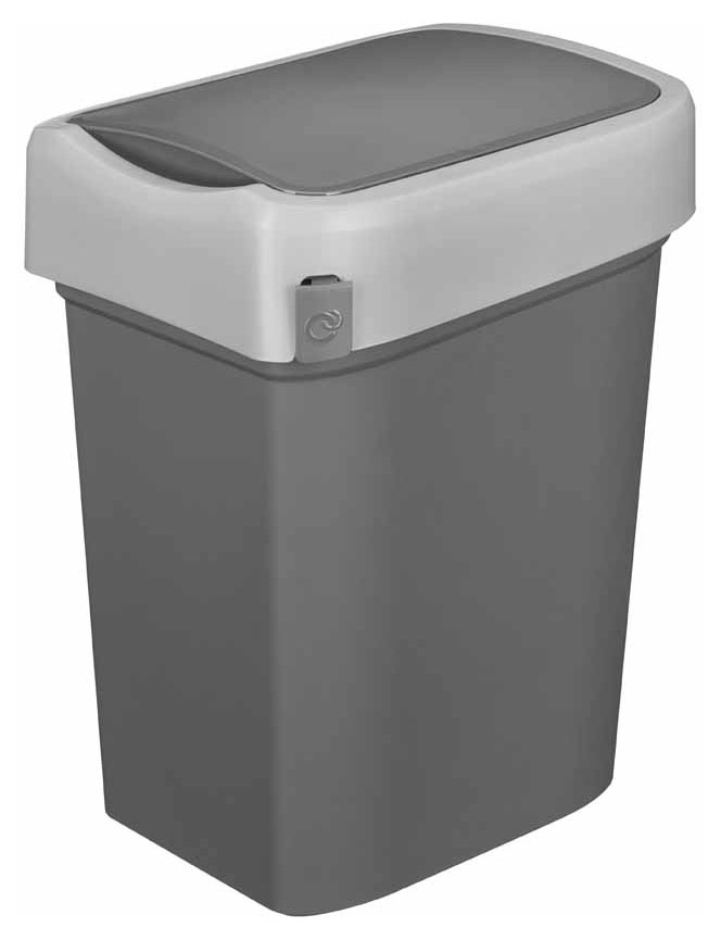 

Контейнер для мусора Econova Smart Bin серый, 10 л