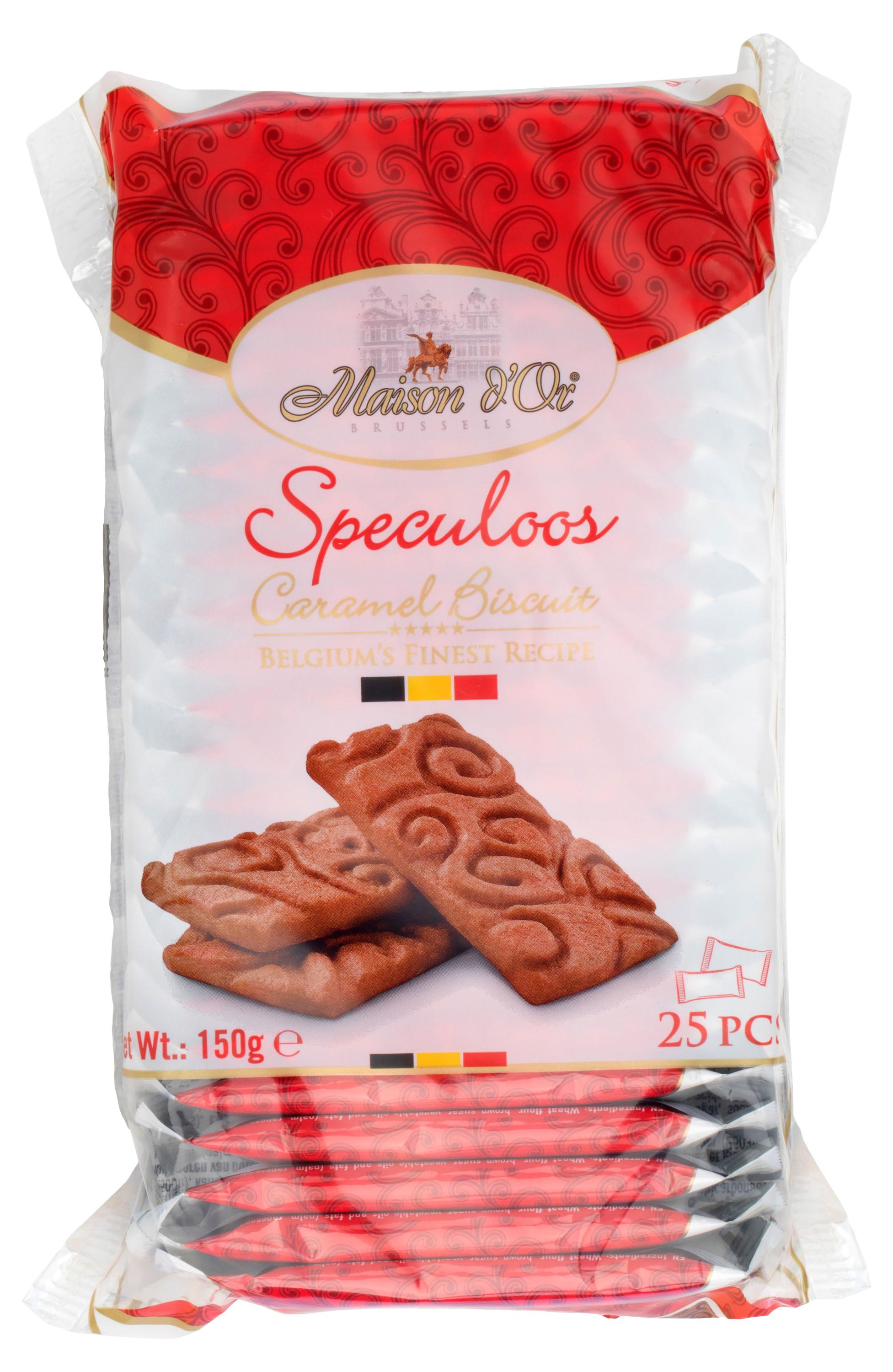 

Печенье сахарное Maison d'Or Caramel biscuit, 150 г