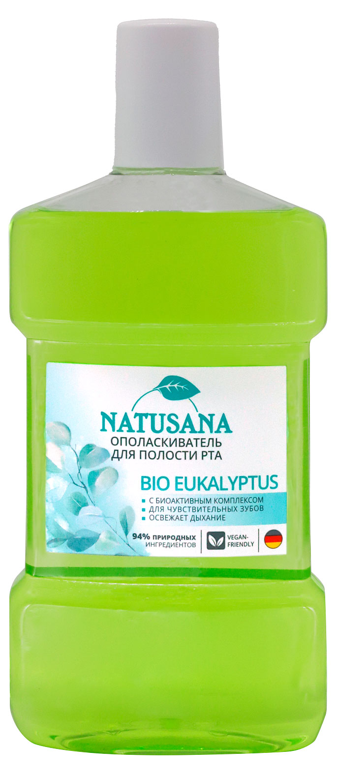 

Ополаскиватель для полости рта Natusana Eucalyptus, 475 мл