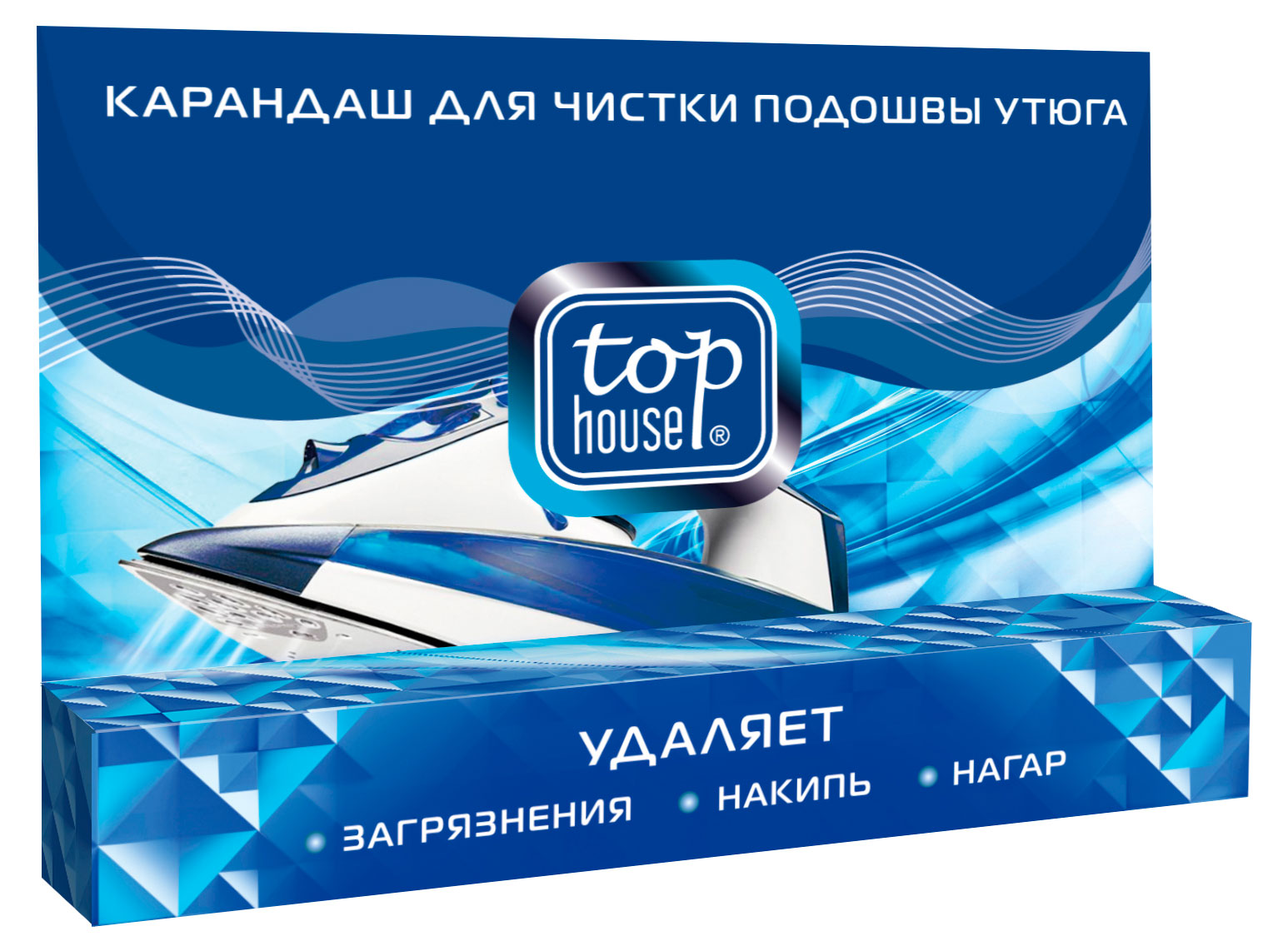Изображение товара Карандаш для чистки утюга Top House, 32 г