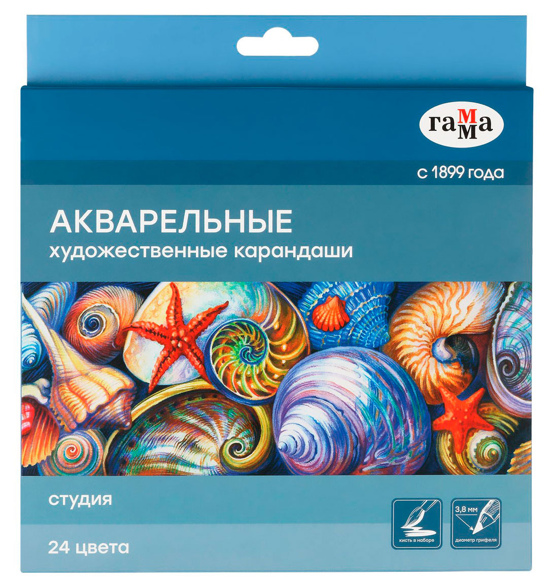 

Набор акварельных карандашей Гамма Студия, 24 шт