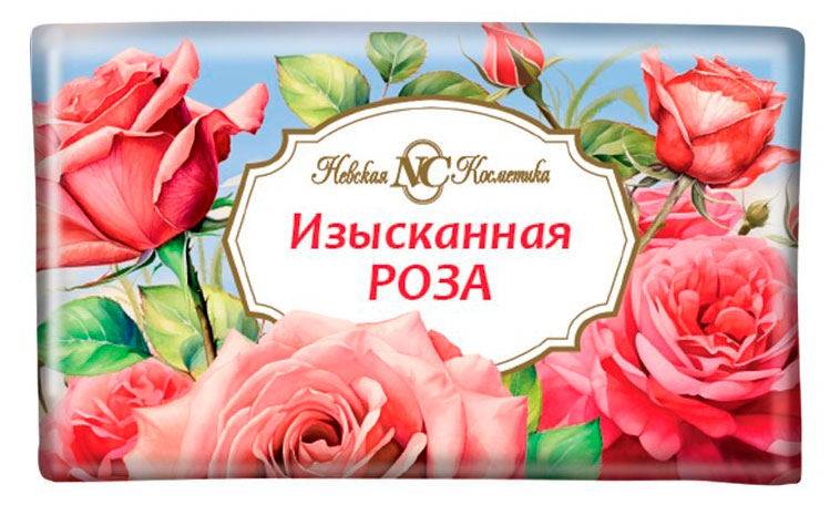 Изображение товара Мыло туалетное «Невская косметика» Изысканная роза, 180 г