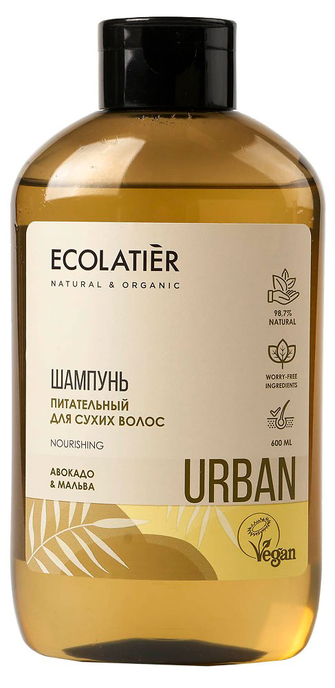 

Шампунь для волос Ecolatier Urban Питательный для сухих волос, 600 мл