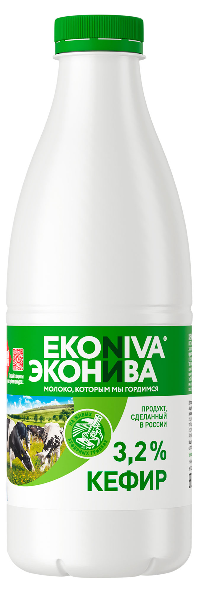 

Кефир ЭкоНива 3,2% БЗМЖ, 1 кг