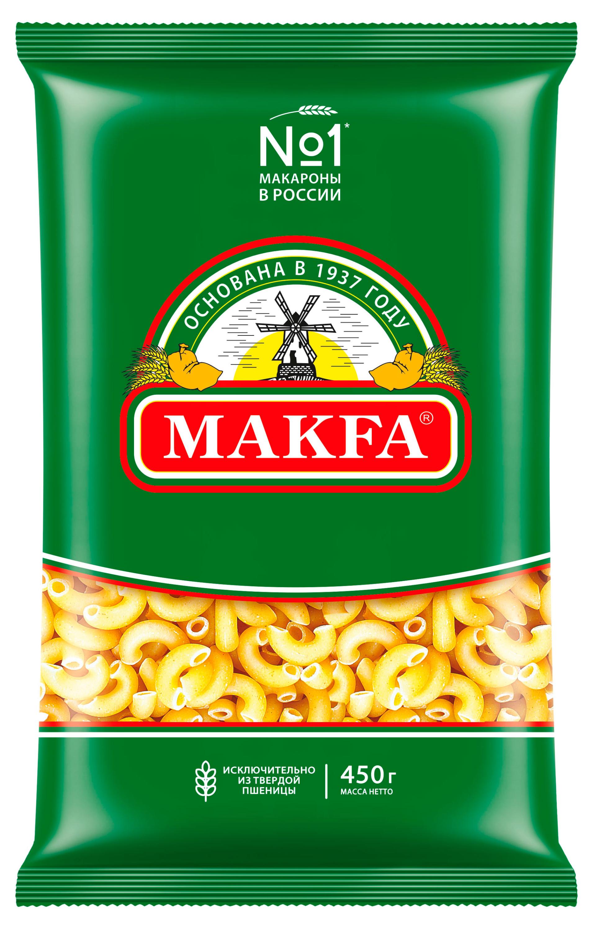 

Макаронные изделия Makfa Рожки гладкие, 450 г