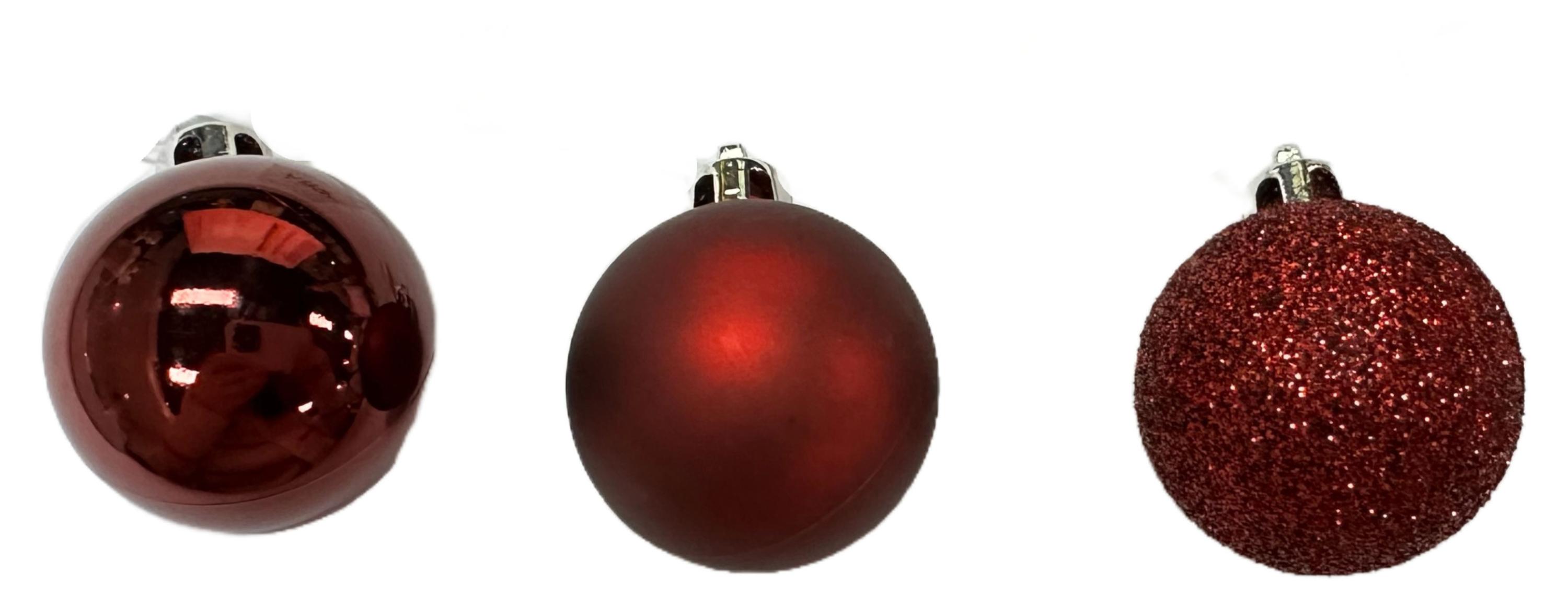 

Елочное украшение Шар Actuel бордовый, 6 см