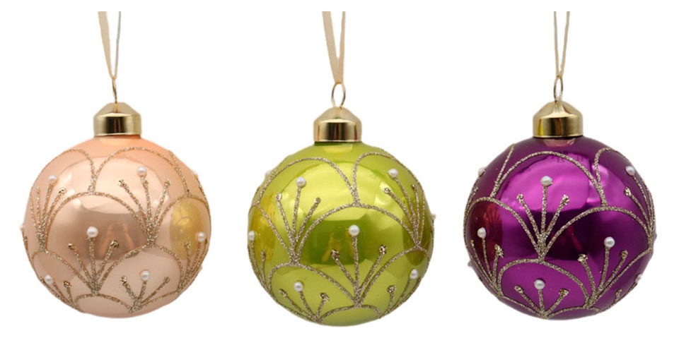 

Елочное украшение Шар Жемчужный, 8 см