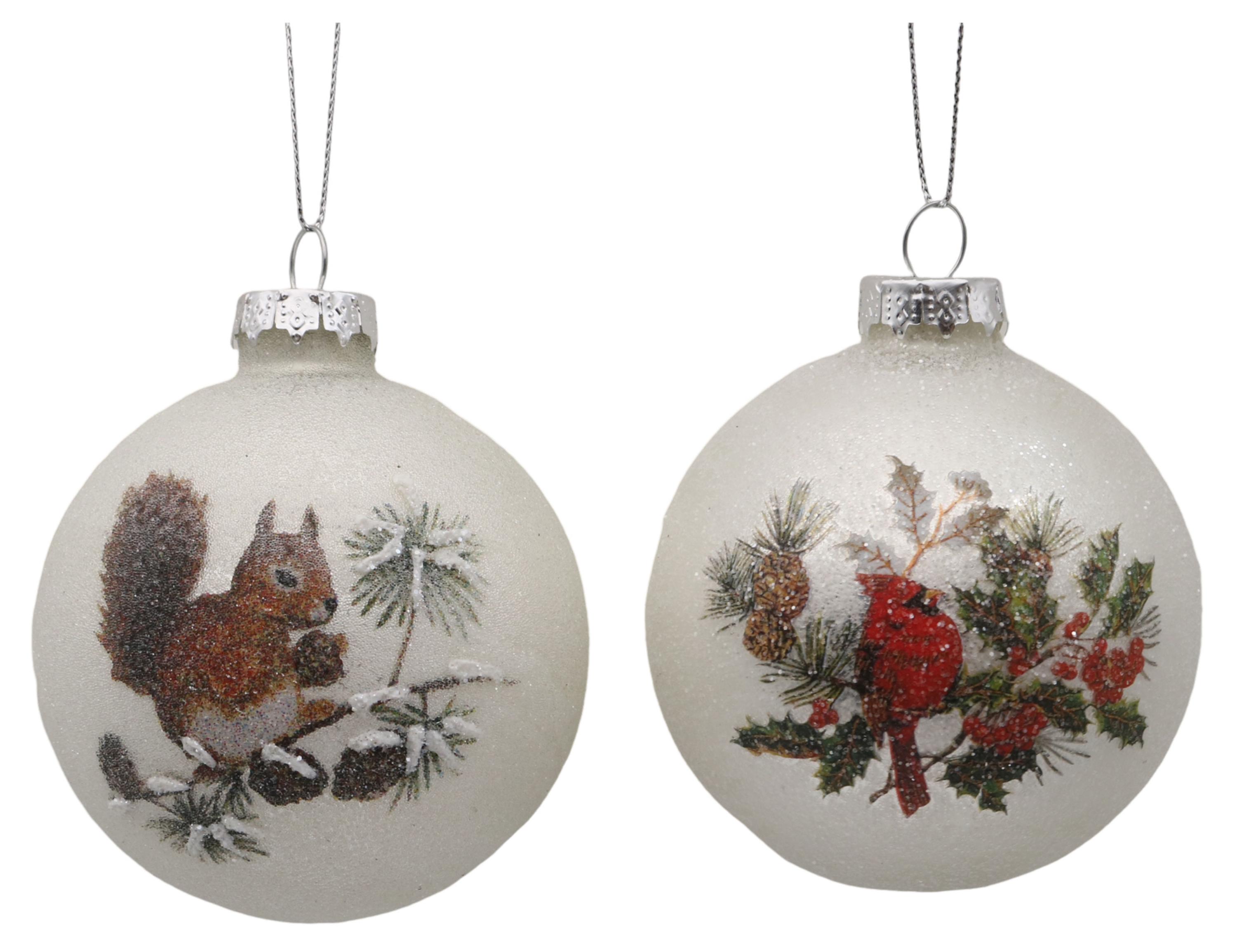 

Елочное украшение Шар белый, 8 см