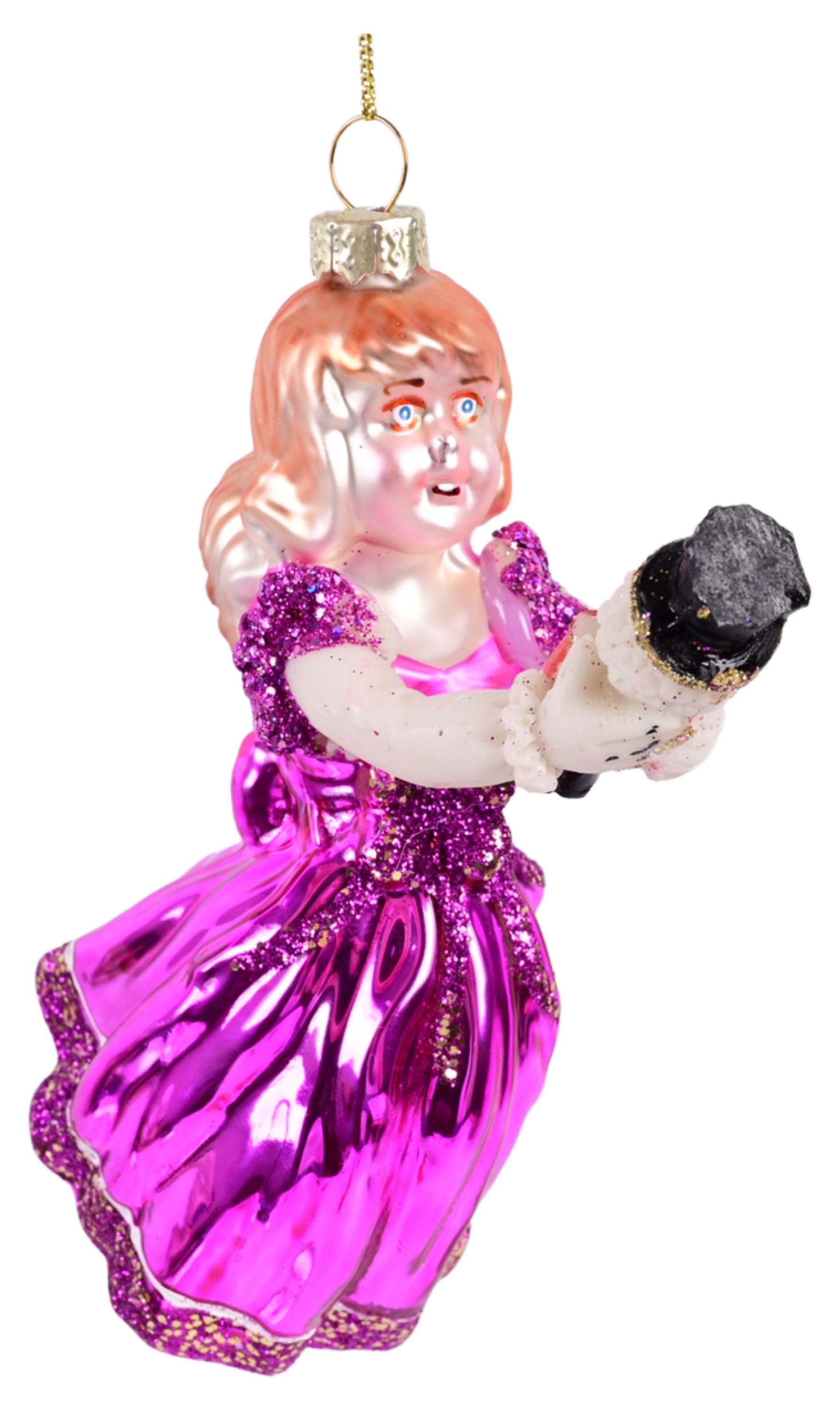 

Подвеска Мари и щелкунчик стекло, 13 см