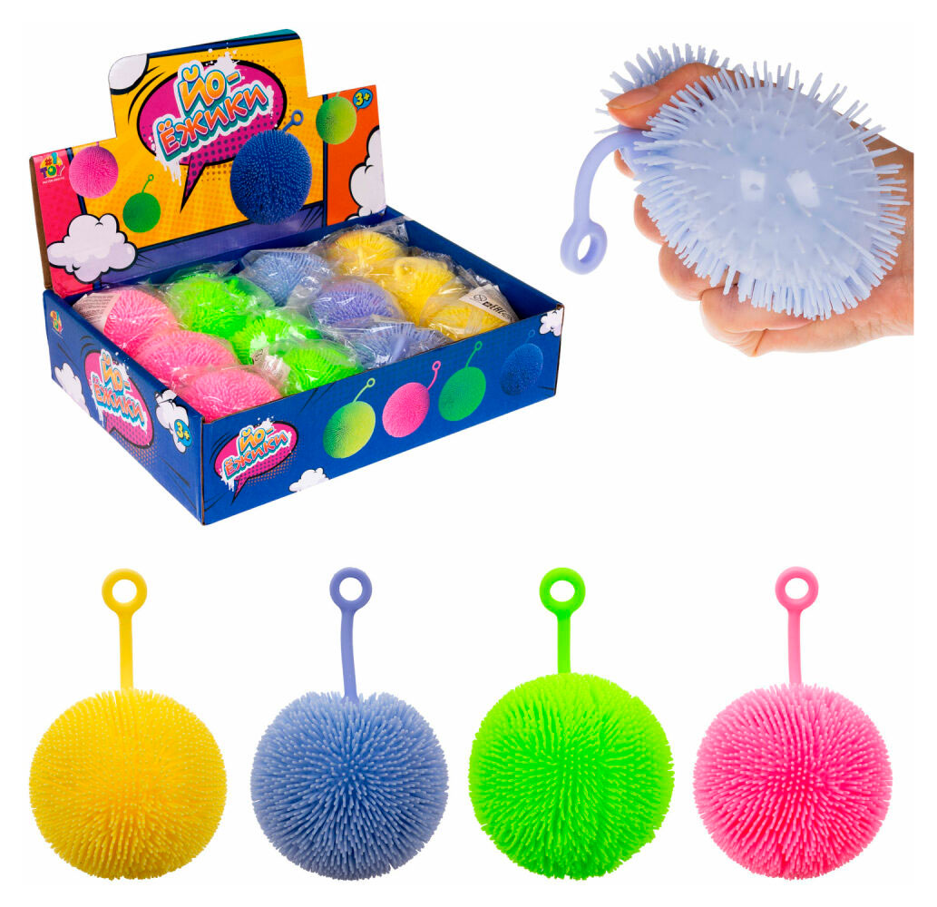 

Игрушка-антистресс 1TOY Ё-Ёжик 8 см, 1 шт в ассортименте