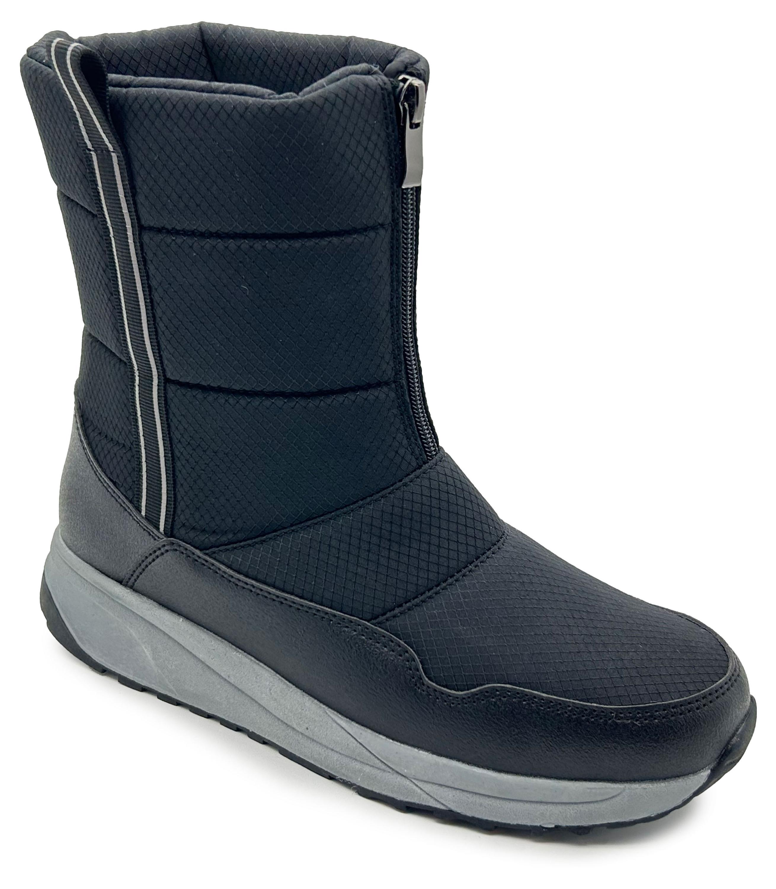 

Обувь мужская зимняя Sabedoria черная