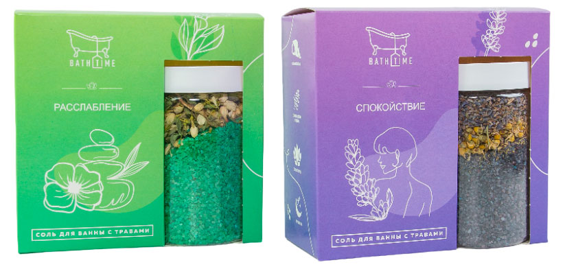 

Набор с солью для ванны BathTime, 500 г