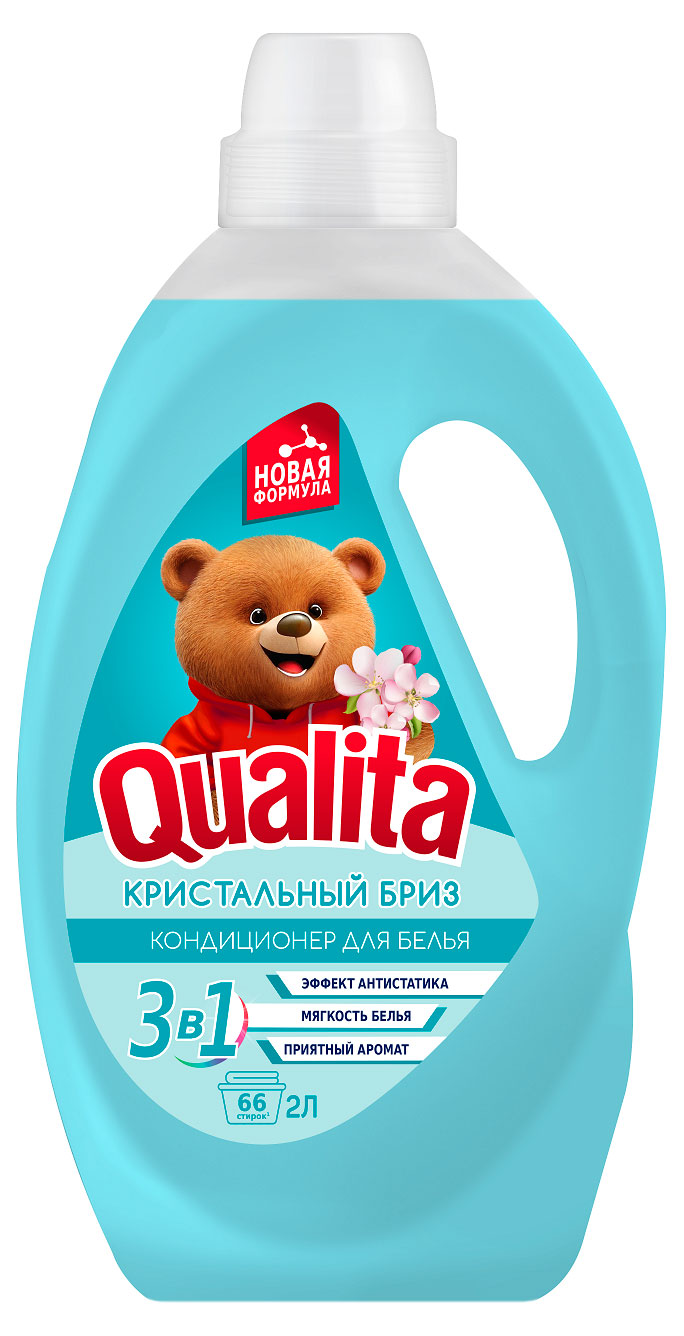 

Кондиционер для белья Qualita Кристальный бриз, 2 л
