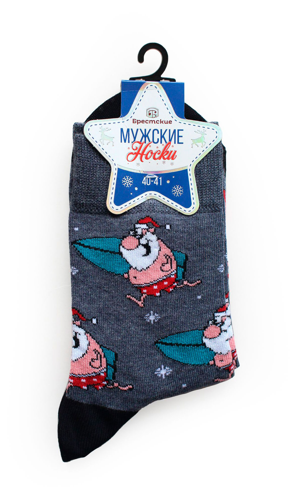

Носки мужские Брестские Новый Год, р. 25