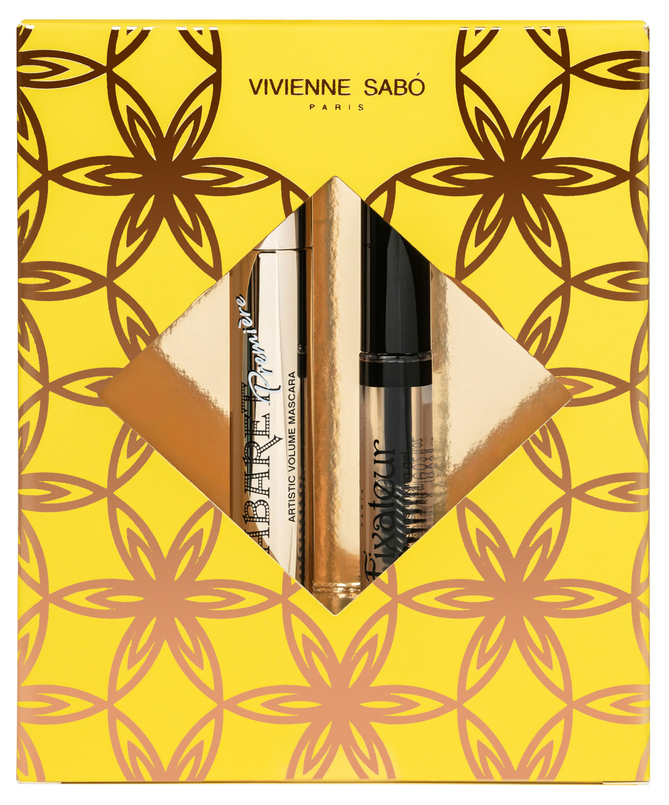 

Подарочный набор Vivienne Sabo, Тушь Cabaret premiere тон 01 + Гель для бровей Fixateur тон 02