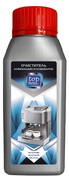 

Очиститель кофемашин и кофеварок Top House, 250 мл