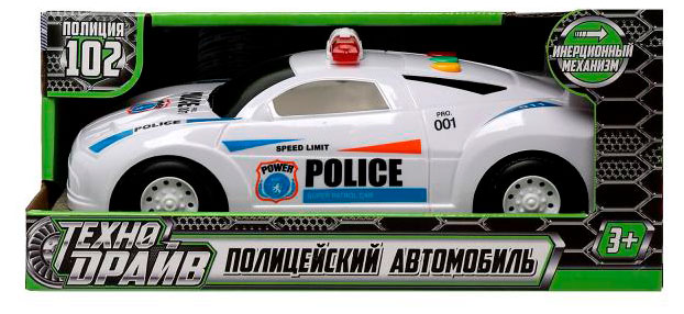 

Машина Технодрайв Полиции свет-звук, 20x10x8 см