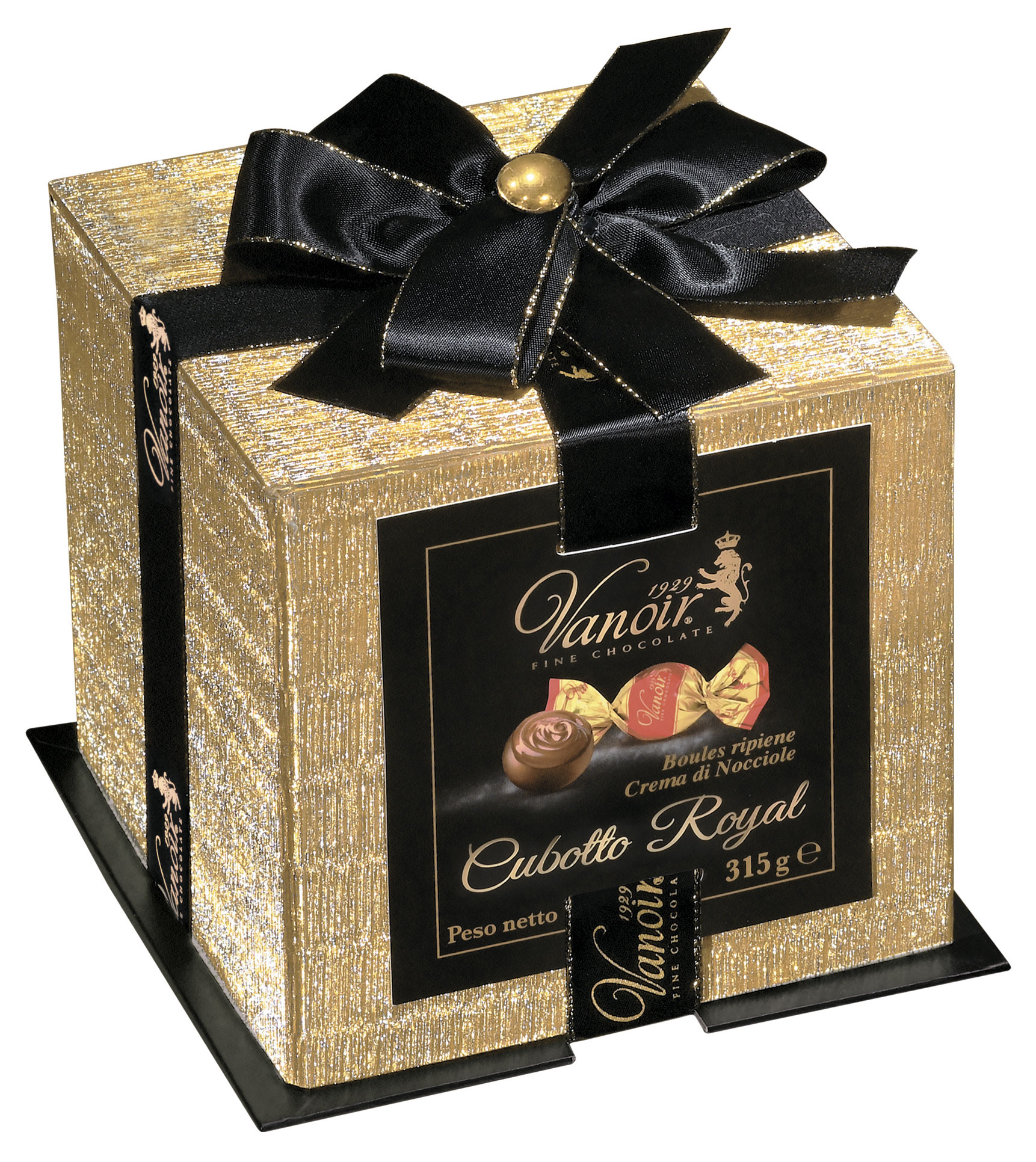 

Конфеты шоколадные Vanoir Cubotto Royal с ореховым кремом, 315 г