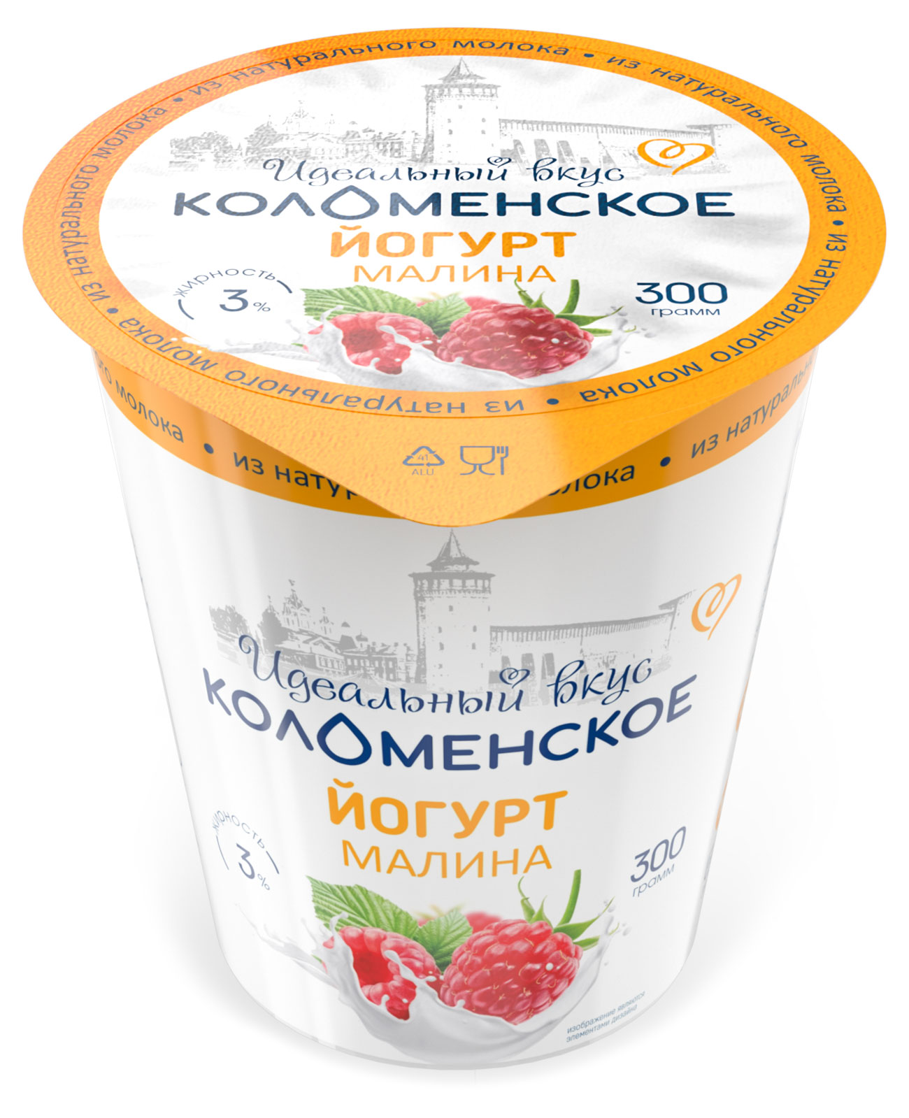 

Йогурт Коломенское Малина 3%, 300 г