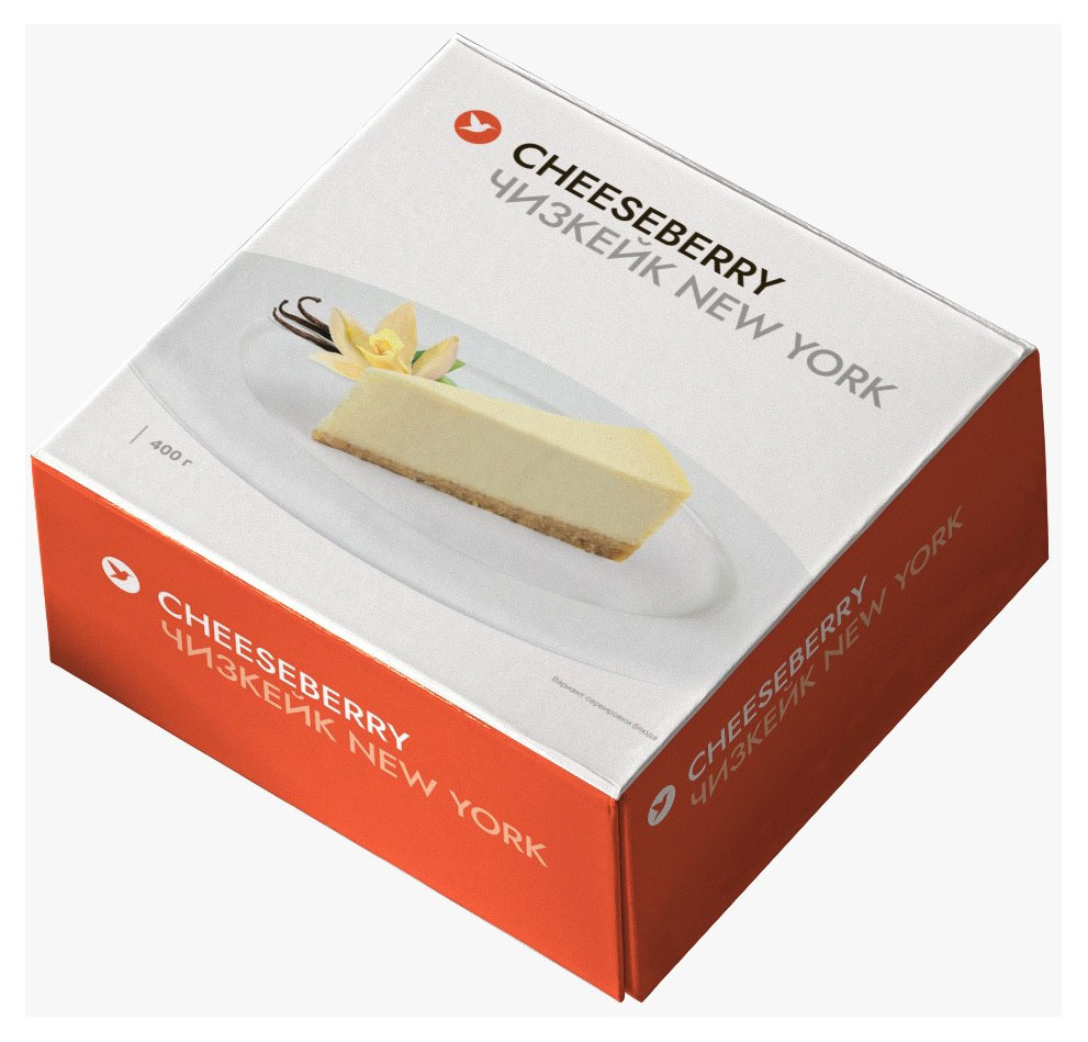 

Чизкейк творожно-сливочный Cheeseberry New York пирог замороженный, 400 г