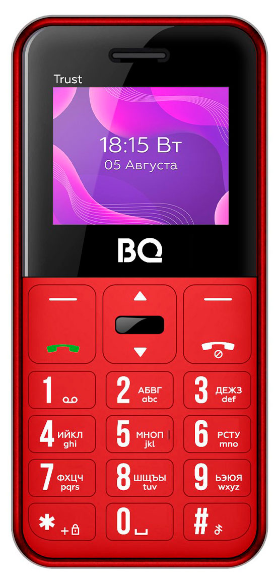 

Мобильный телефон BQ 1866 Trust Красный