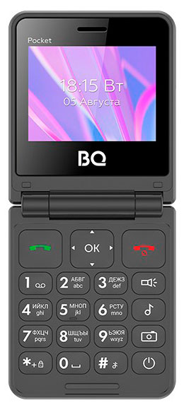 

Мобильный телефон BQ 2456 Pocket черный