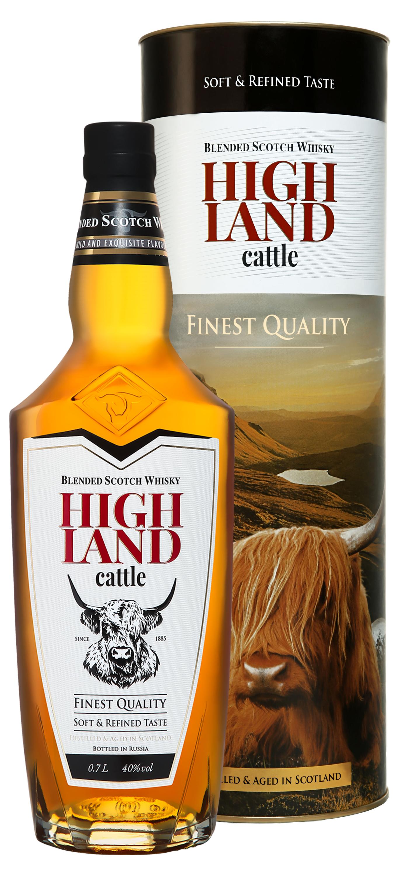 

Виски шотландский Highland Cattle Россия, 0,7 л