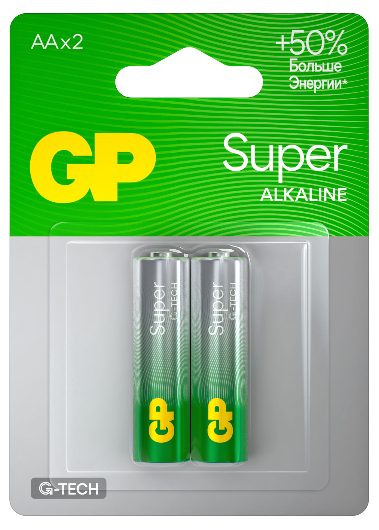 

Батарейка GP BATTERIES АА, 2 шт