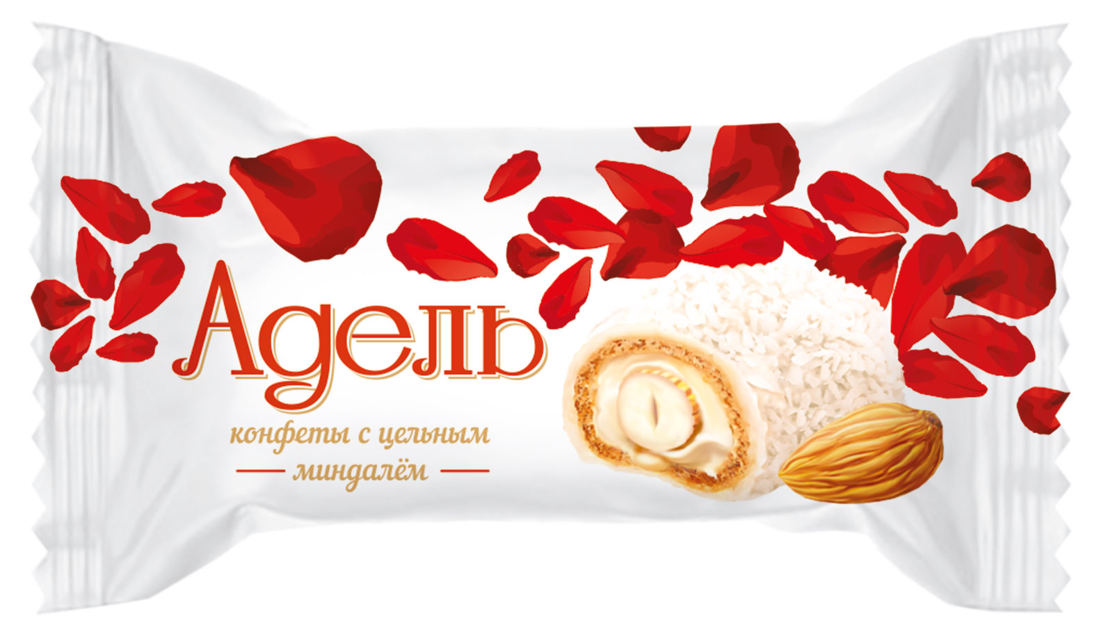 

Конфеты АККОНД Адель с цельным миндалем, вес