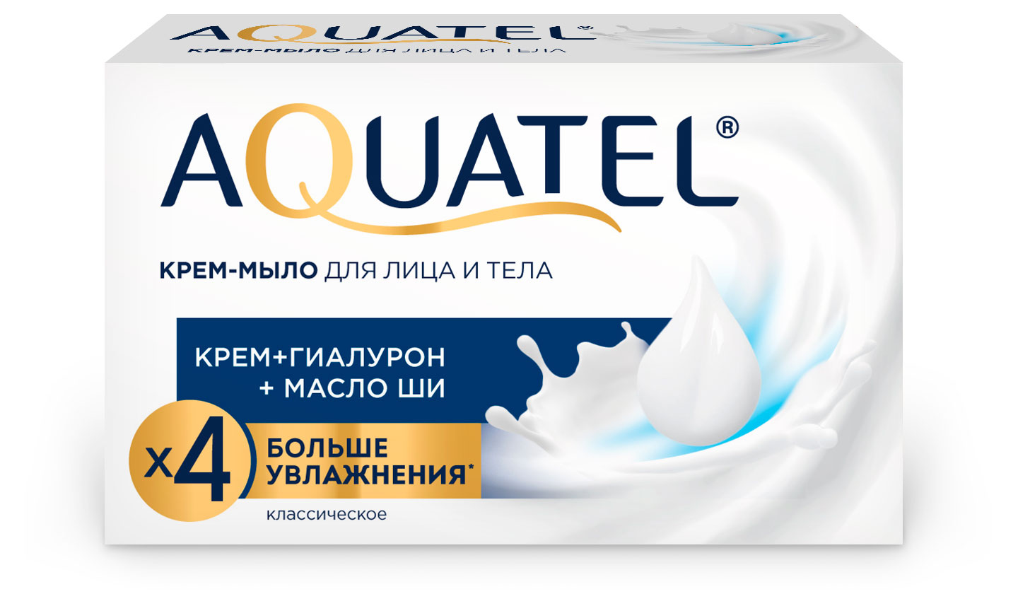 

Крем-мыло туалетное Aquatel Классическое, 90 г