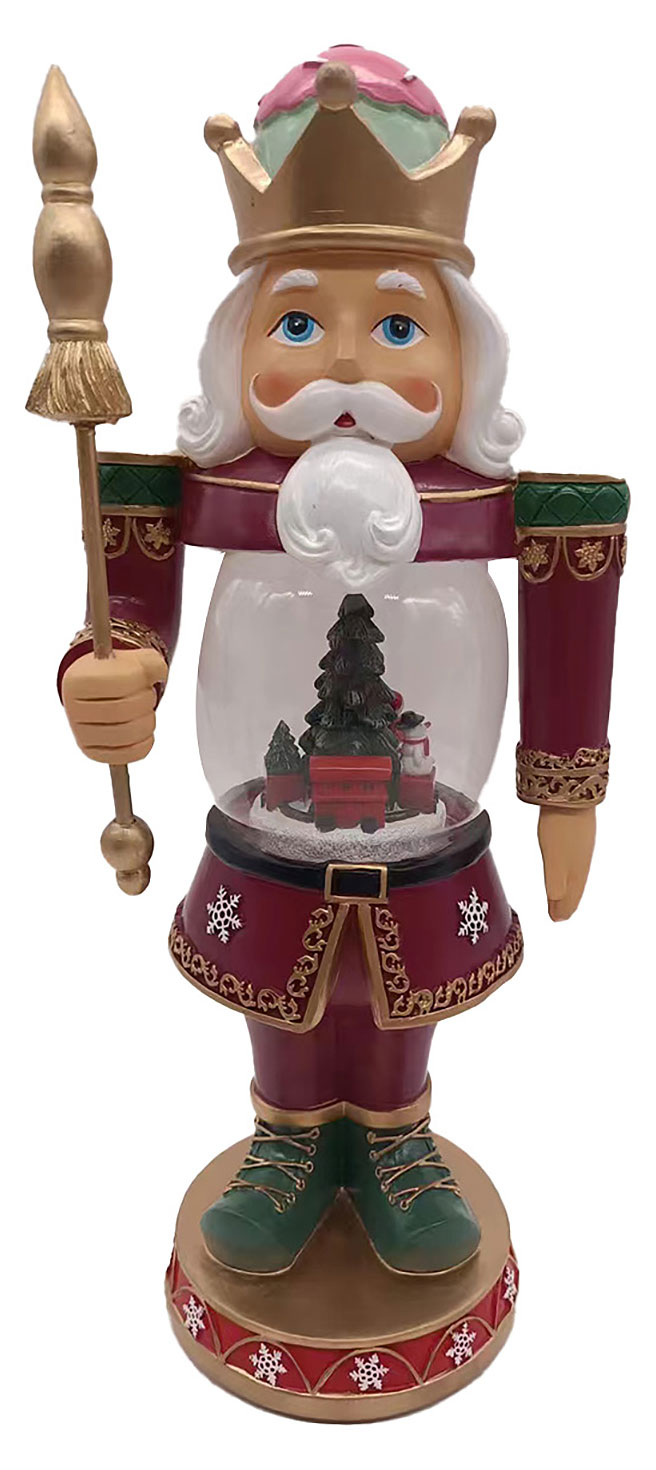 

Фигурка Солдат снежный шар, 34 см