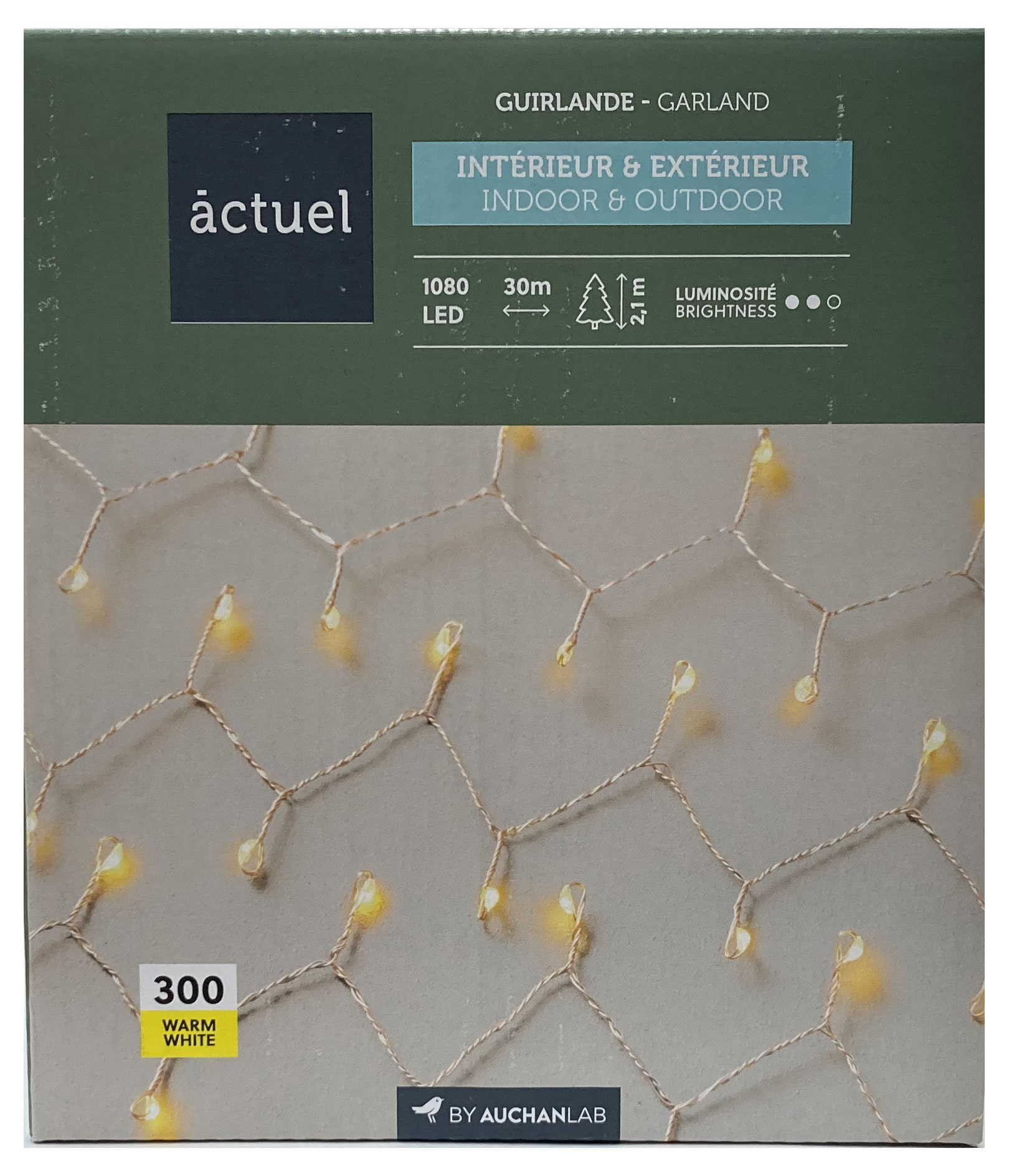 

Электрогирлянда Actuel 1080 LED, 3 м