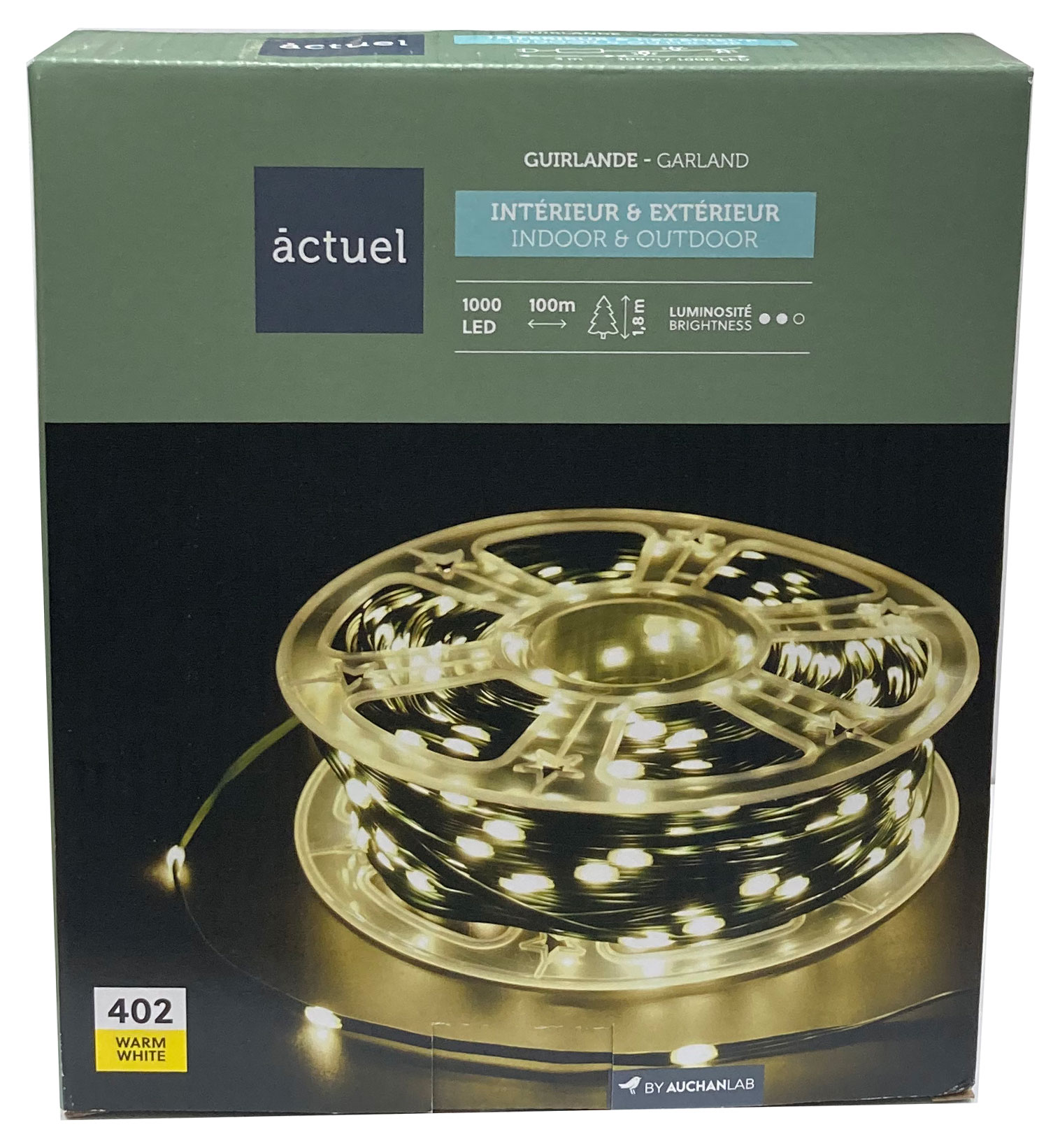 

Электрогирлянда Actuel Роса 1000 LED, 10 м