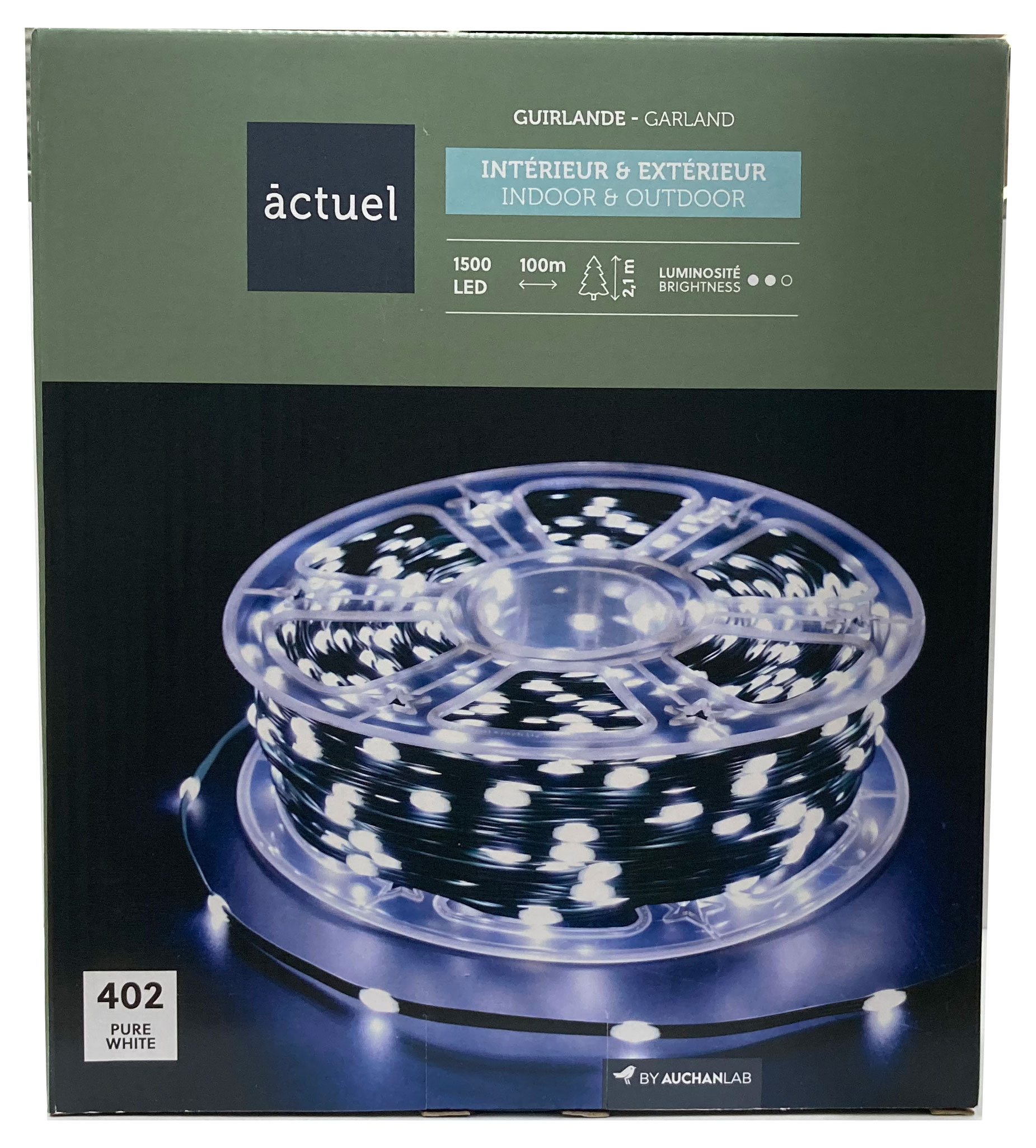 

Электрогирлянда Actuel Роса 1500 LED, 10 м