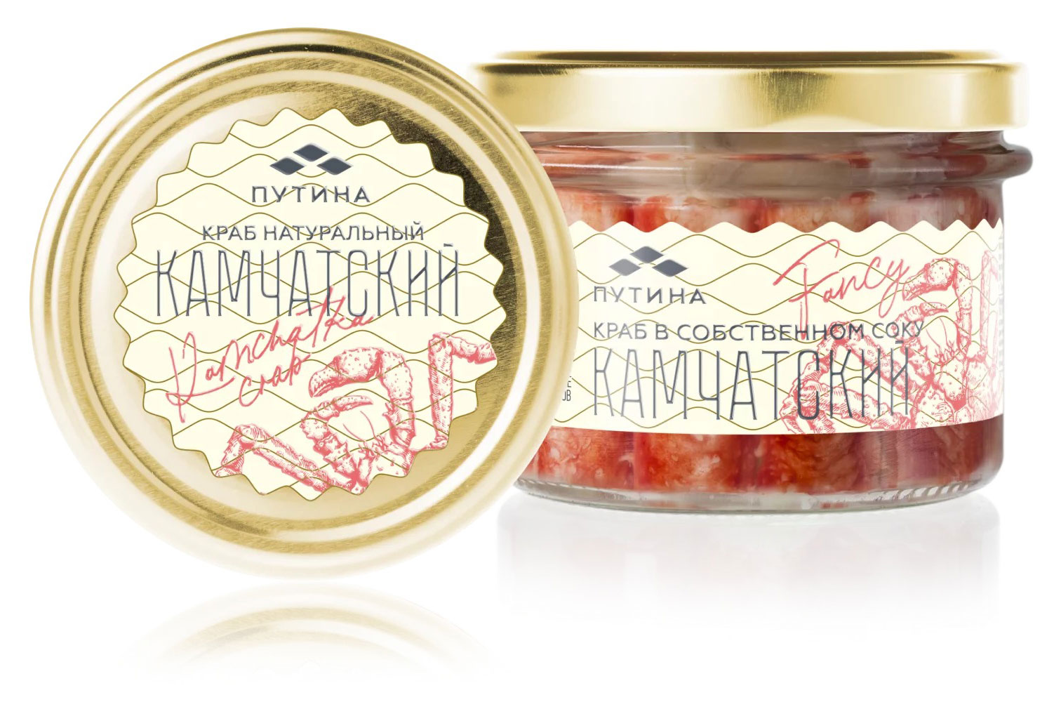 

Краб в собственном соку Путина Fancy, 210 г