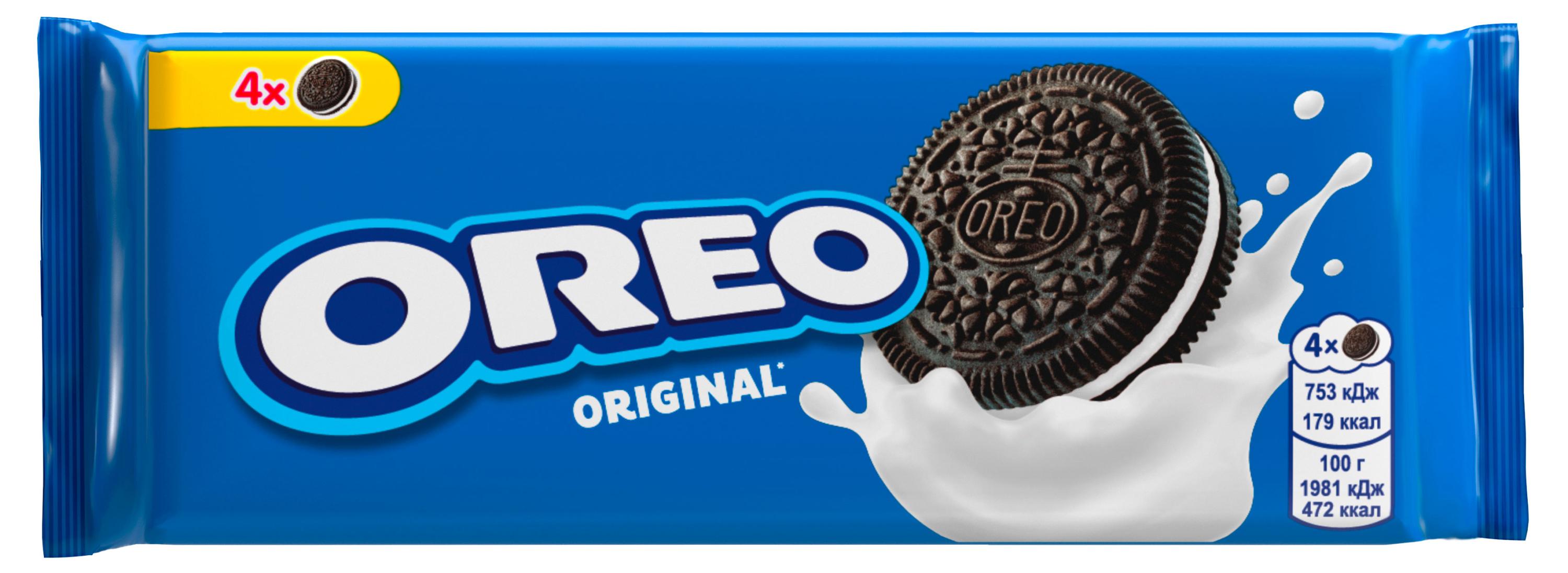 

Печенье OREO с какао и начинкой с ванильным вкусом, 38 г