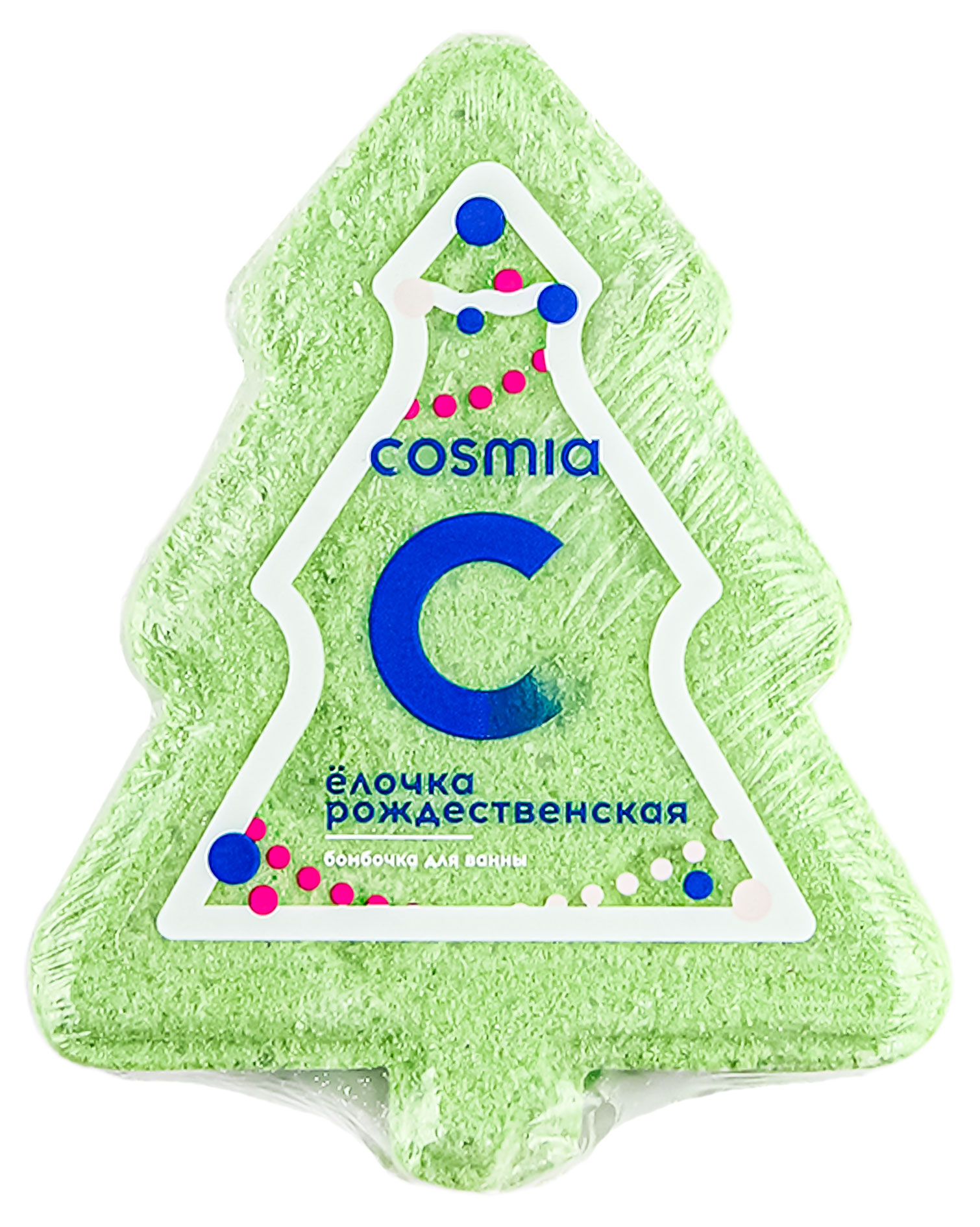 

Бомбочка для ванны Cosmia Елочка Рождественская, 130 г