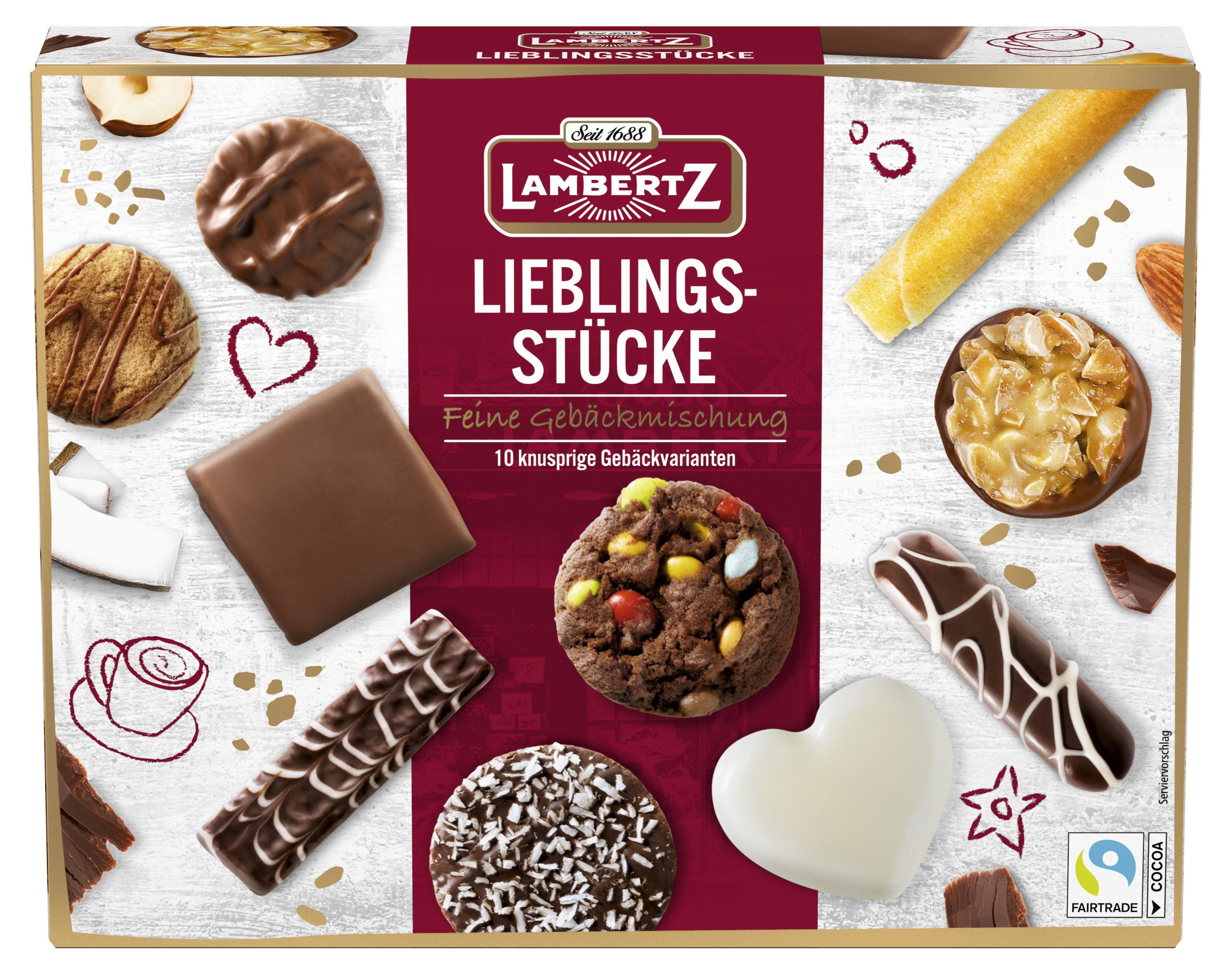 

Печенье Lambertz Lieblingsstucke Mix, 250 г
