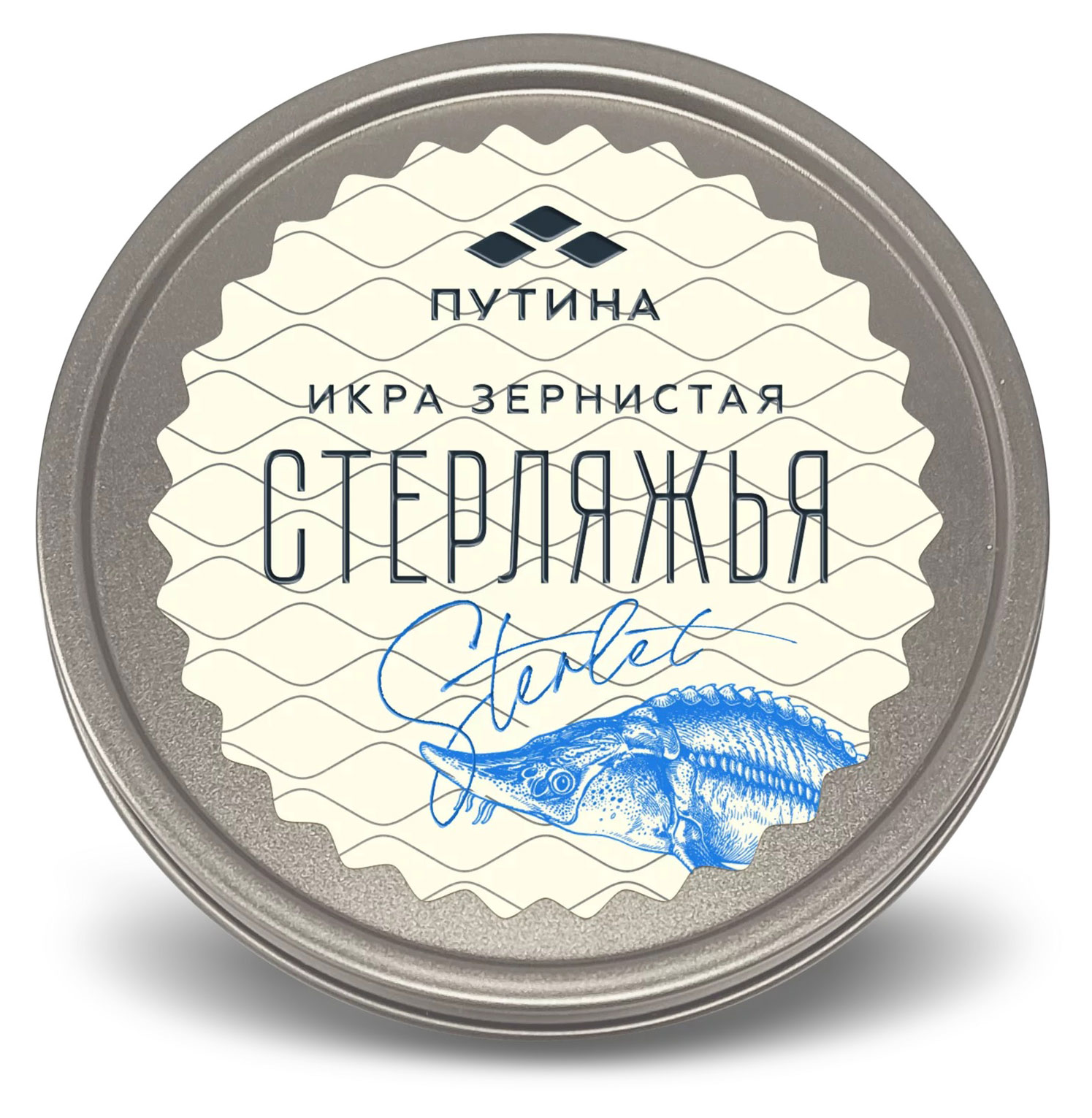 

Икра зернистая стерляжья Путина, 50 г